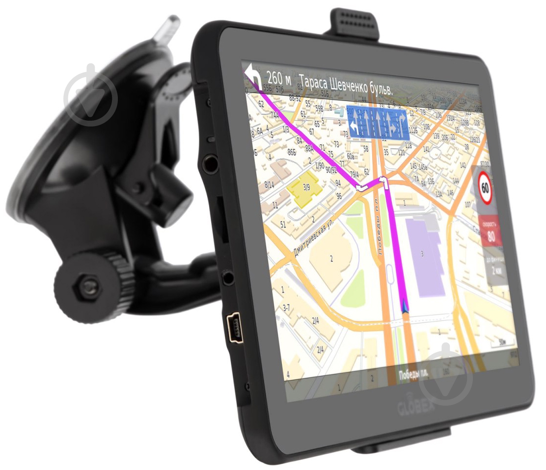 GPS-навигатор Globex GE711 + NavLux - фото 3
