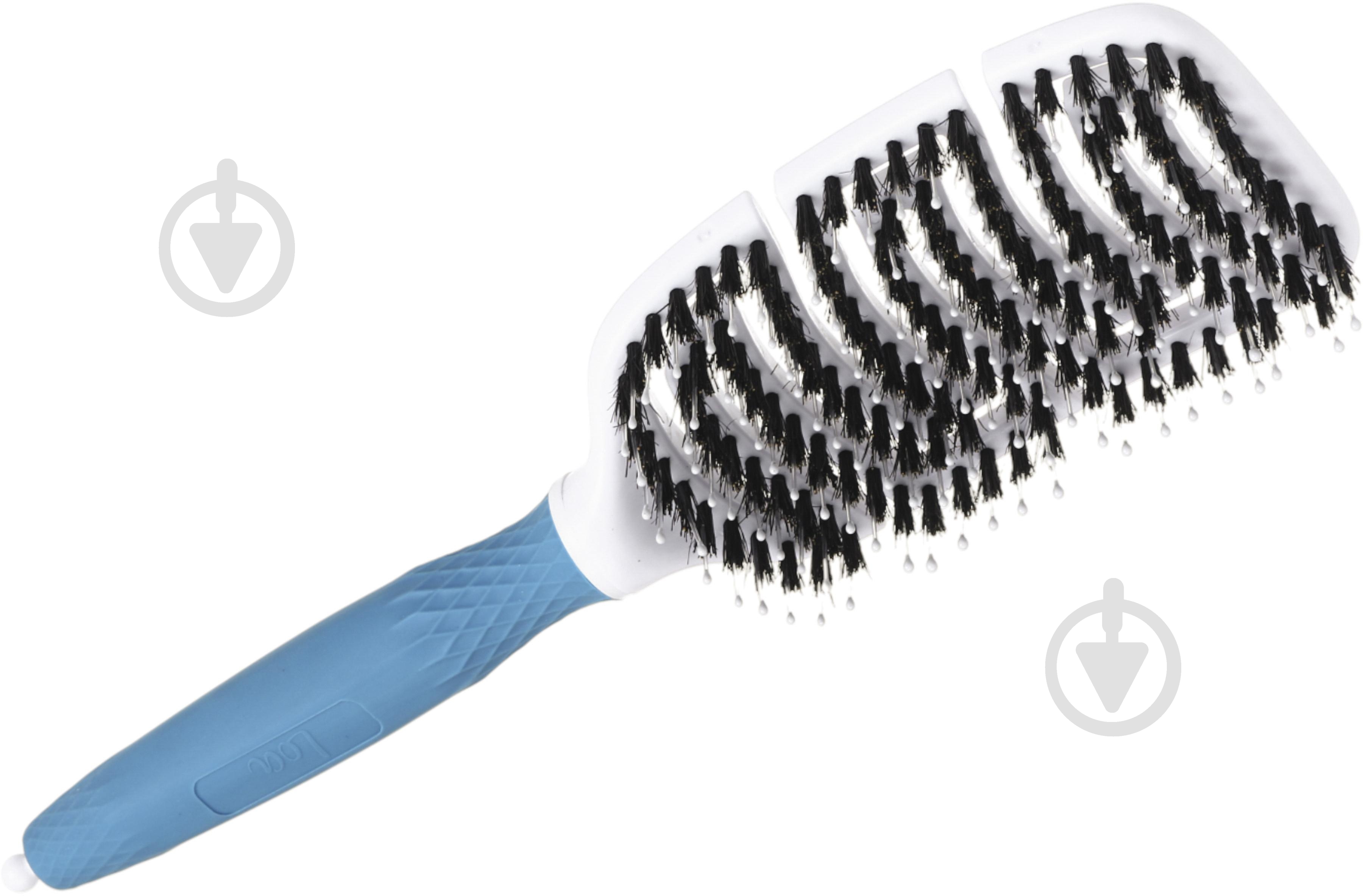 Щітка для волосся LOA Nano Comb синій із білим - фото 3 Щітка для волосся LOA Nano Comb синій із білим - фото 3