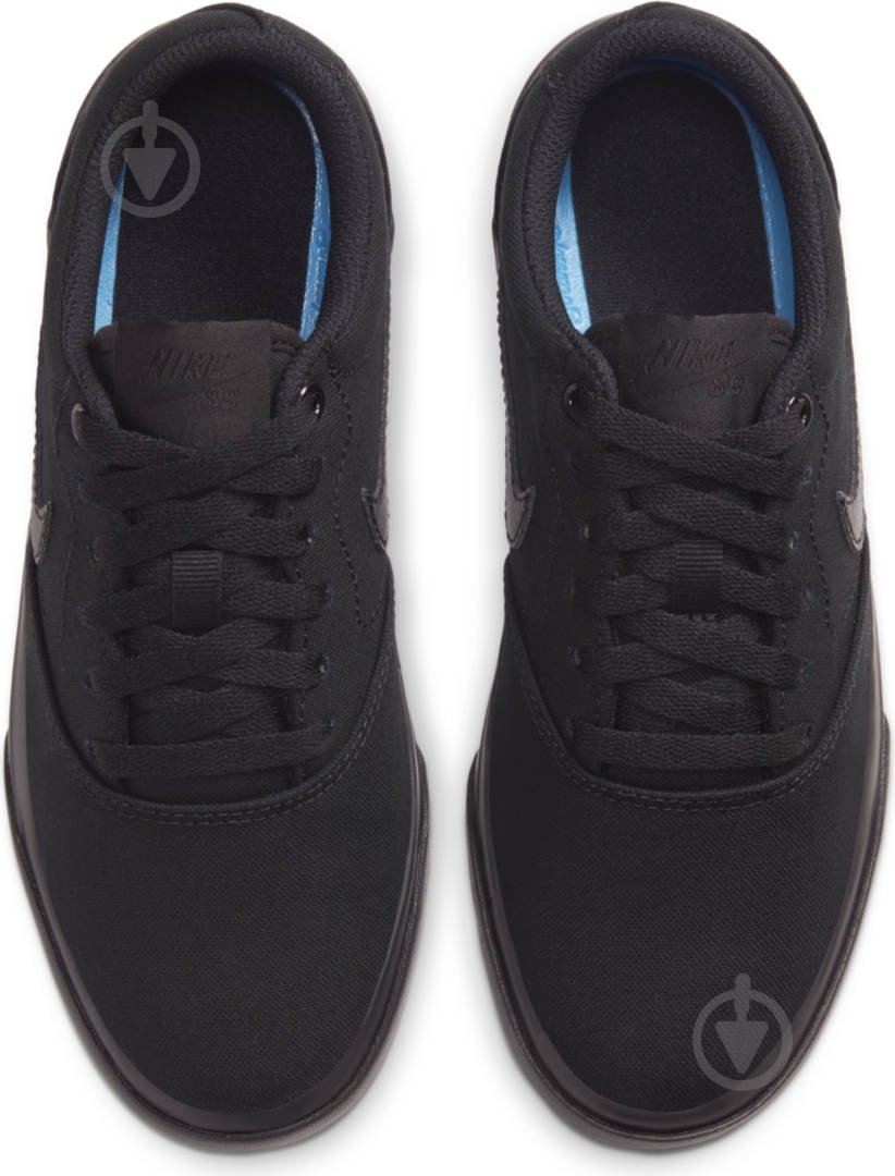 Кроссовки для мальчиков демисезонные Nike SB CHARGE CNVS (GS) CQ0260-005 р.39 черные - фото 7