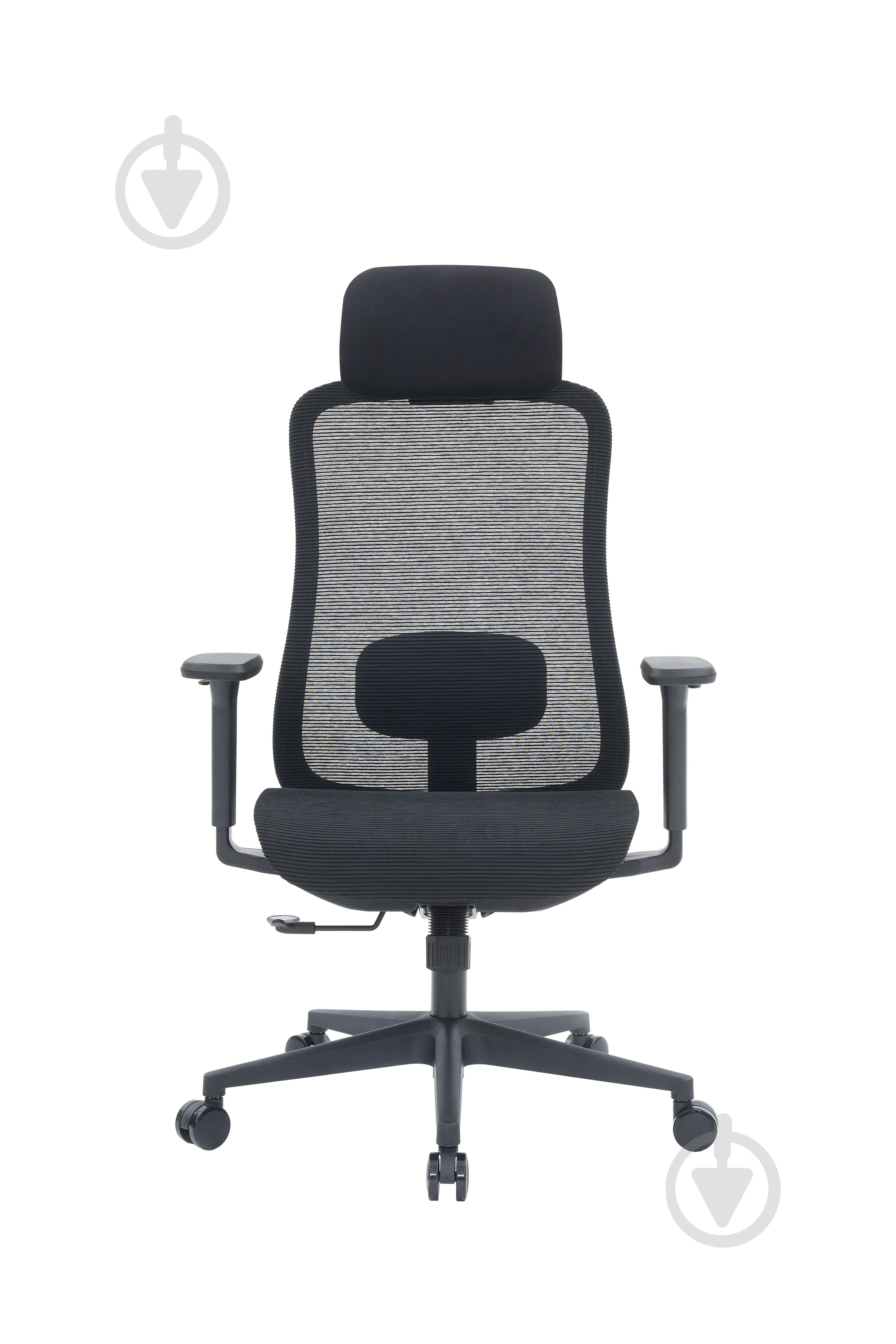 Кресло офисное OfficePro Wave OC670-B-B-B Black черный - фото 2