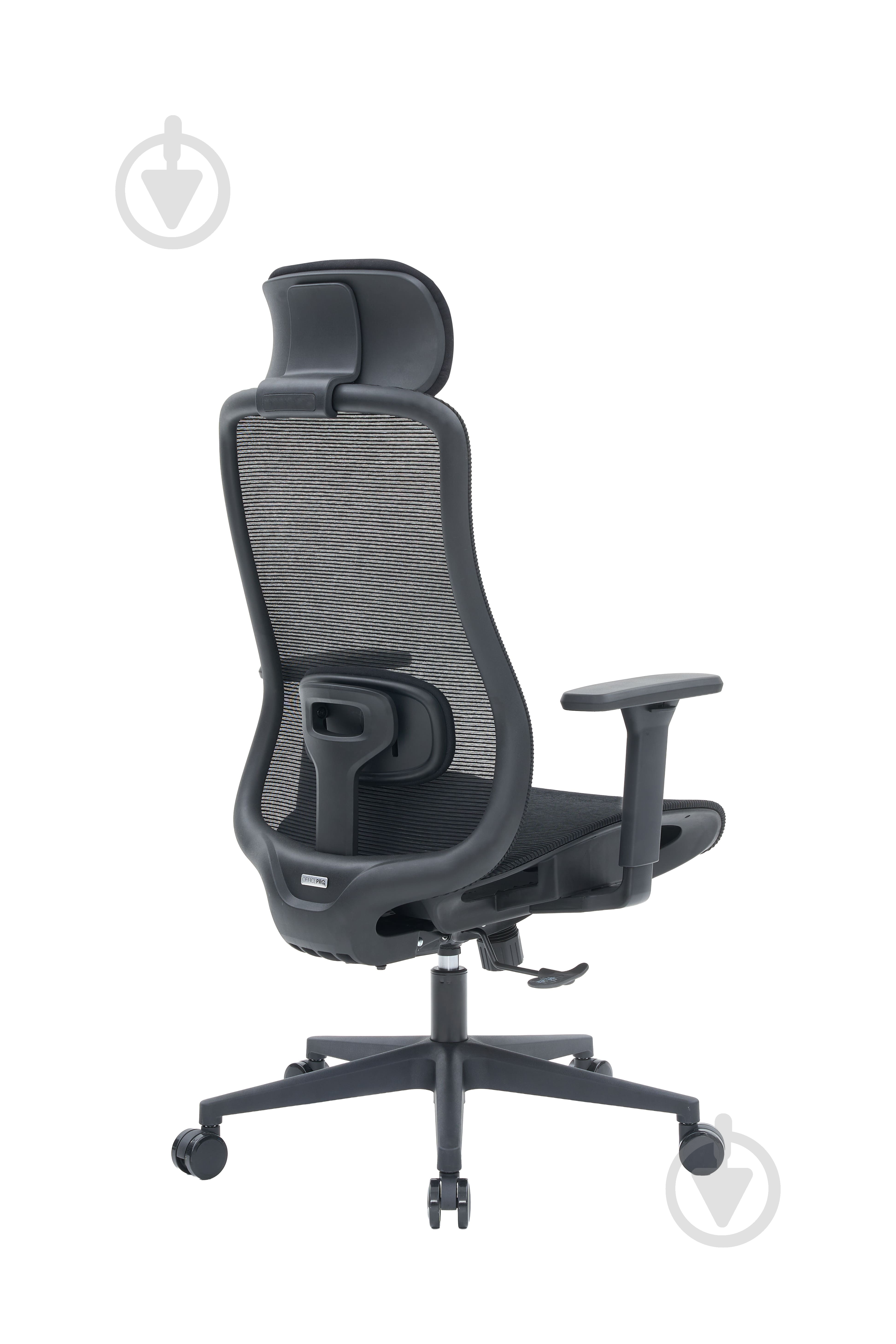 Кресло офисное OfficePro Wave OC670-B-B-B Black черный - фото 4
