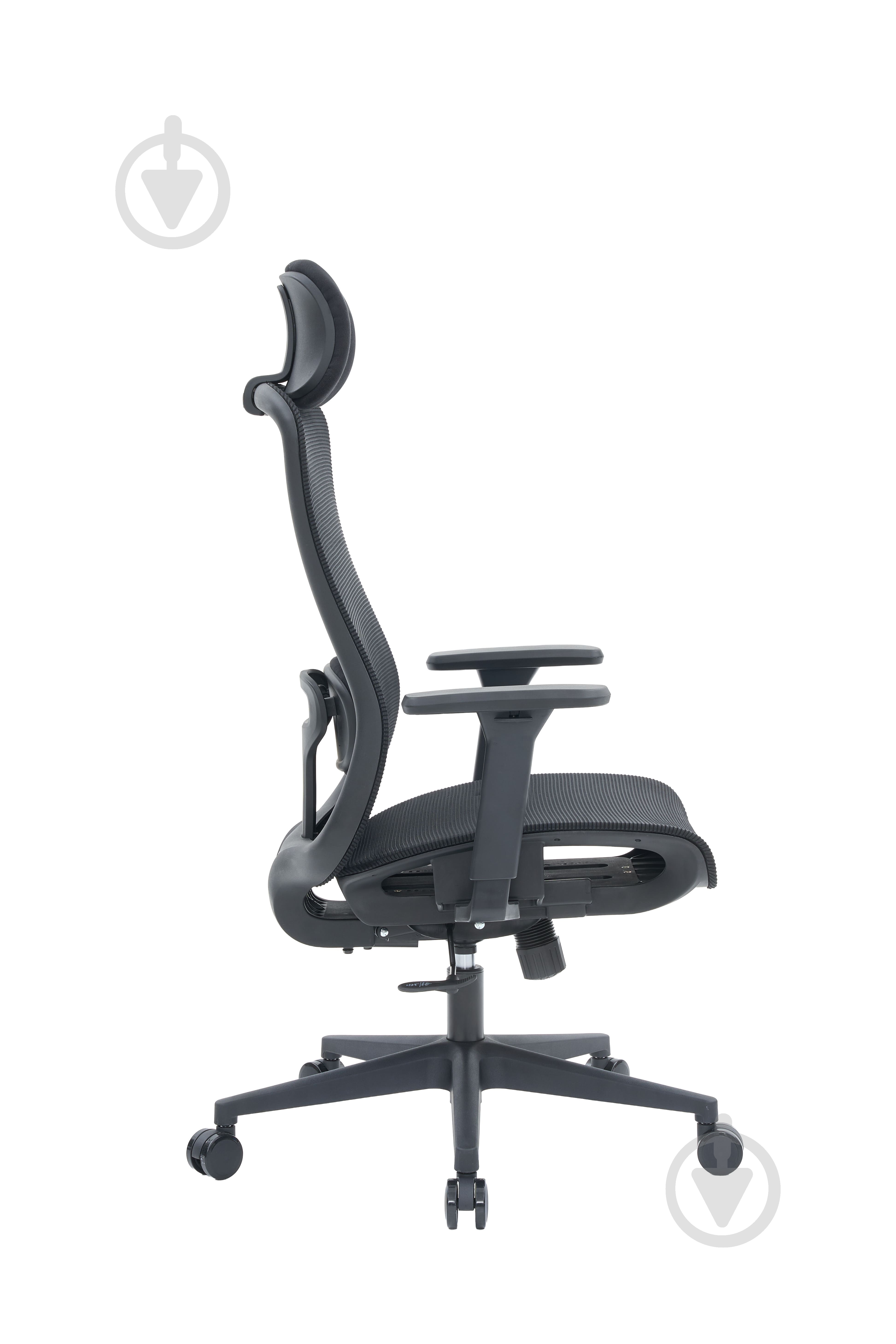 Кресло офисное OfficePro Wave OC670-B-B-B Black черный - фото 5