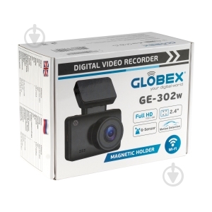 Видеорегистратор Globex GE-302W Wi-Fi/Magnet - фото 3 Видеорегистратор Globex GE-302W Wi-Fi/Magnet - фото 3