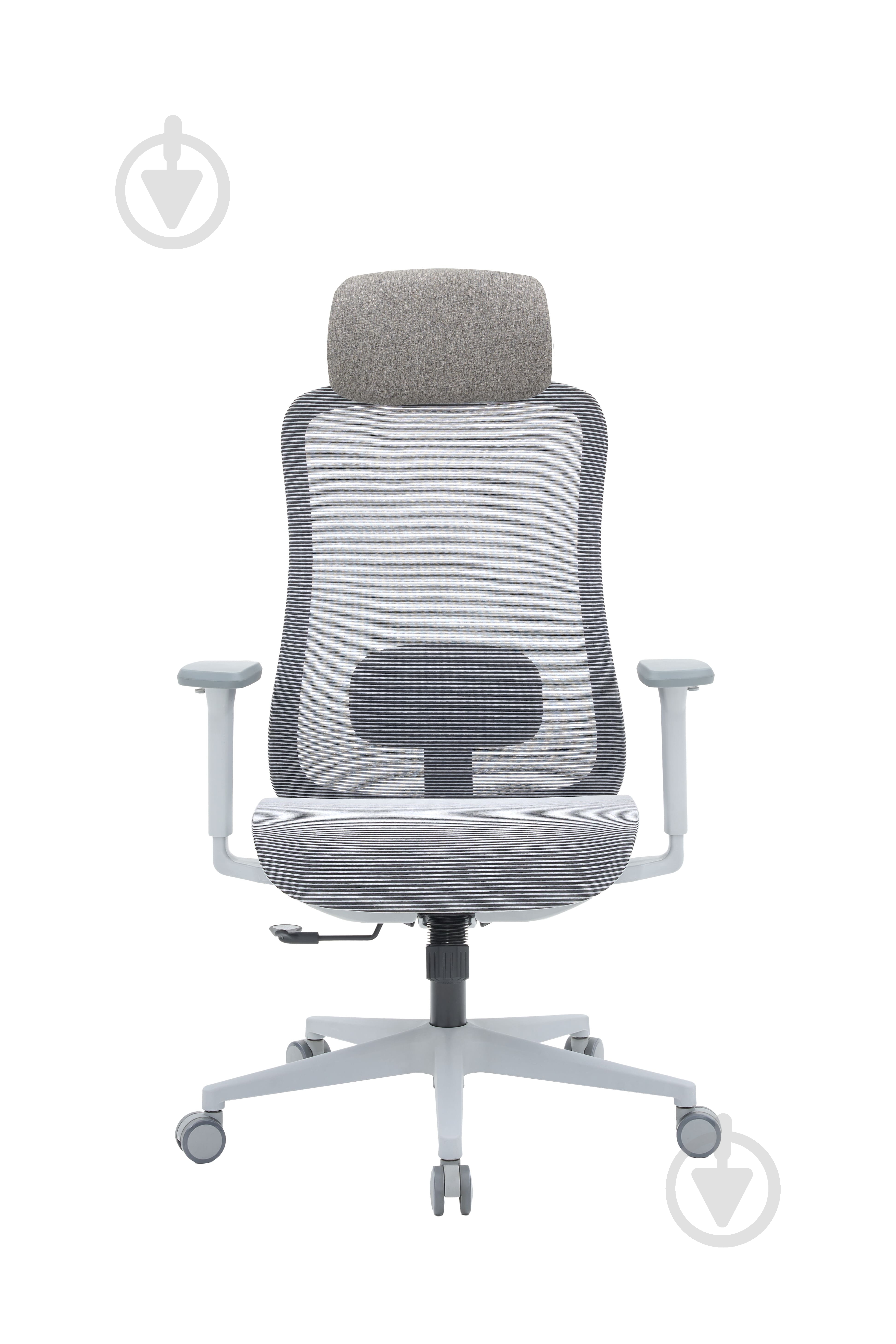 Крісло офісне OfficePro Wave OC670-G-G-G Gray сірий - фото 2