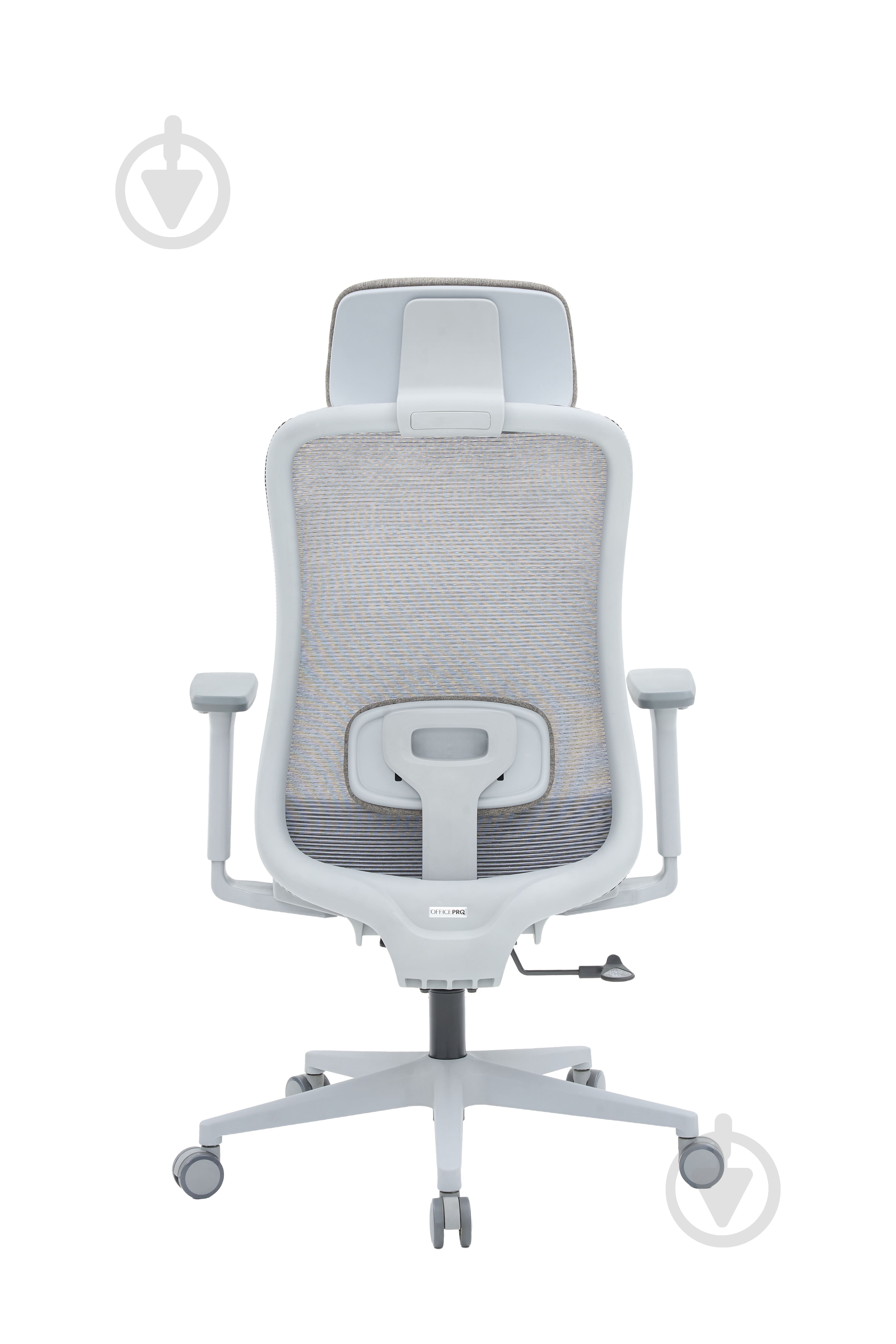 Крісло офісне OfficePro Wave OC670-G-G-G Gray сірий - фото 3