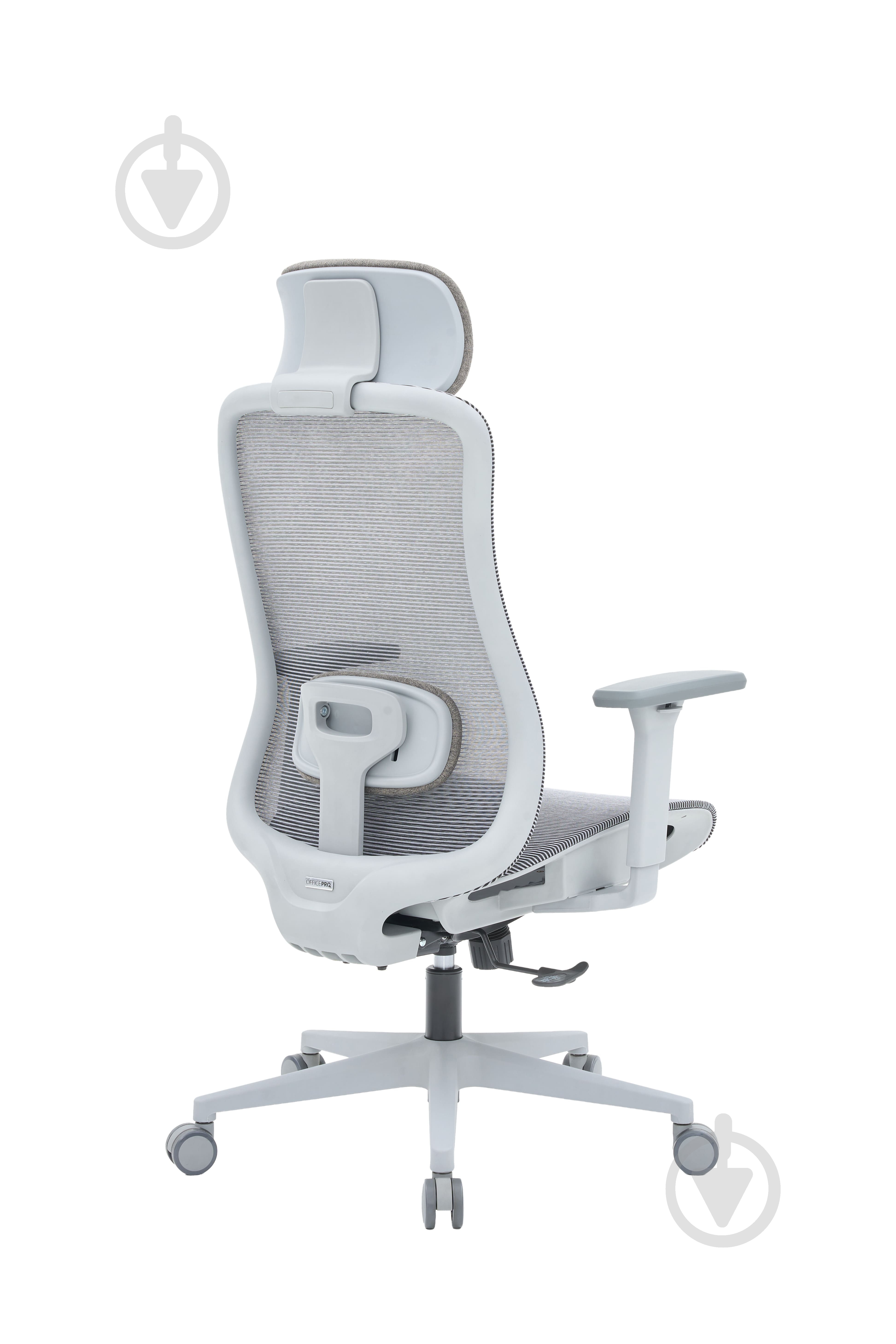 Крісло офісне OfficePro Wave OC670-G-G-G Gray сірий - фото 4