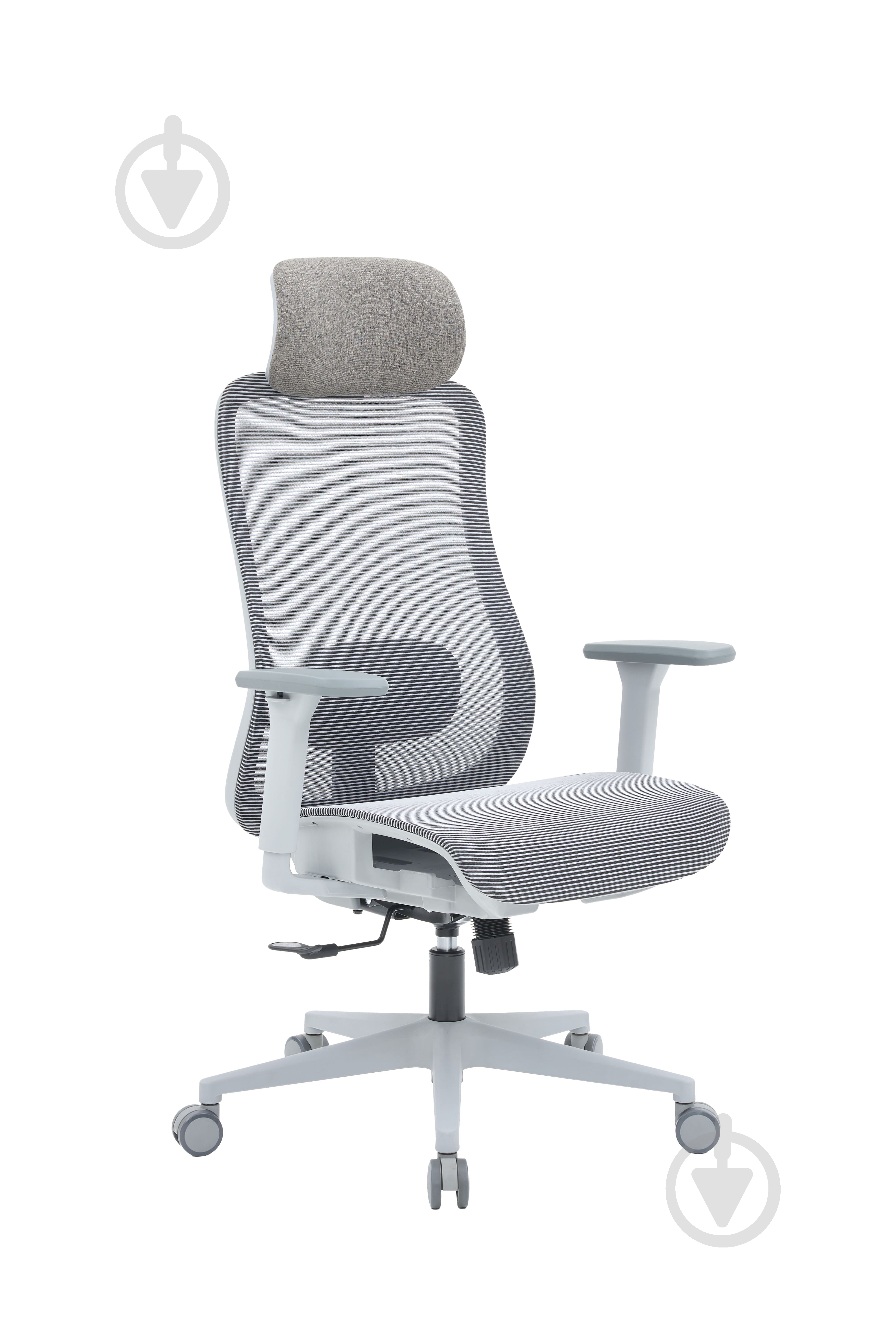 Крісло офісне OfficePro Wave OC670-G-G-G Gray сірий - фото 6
