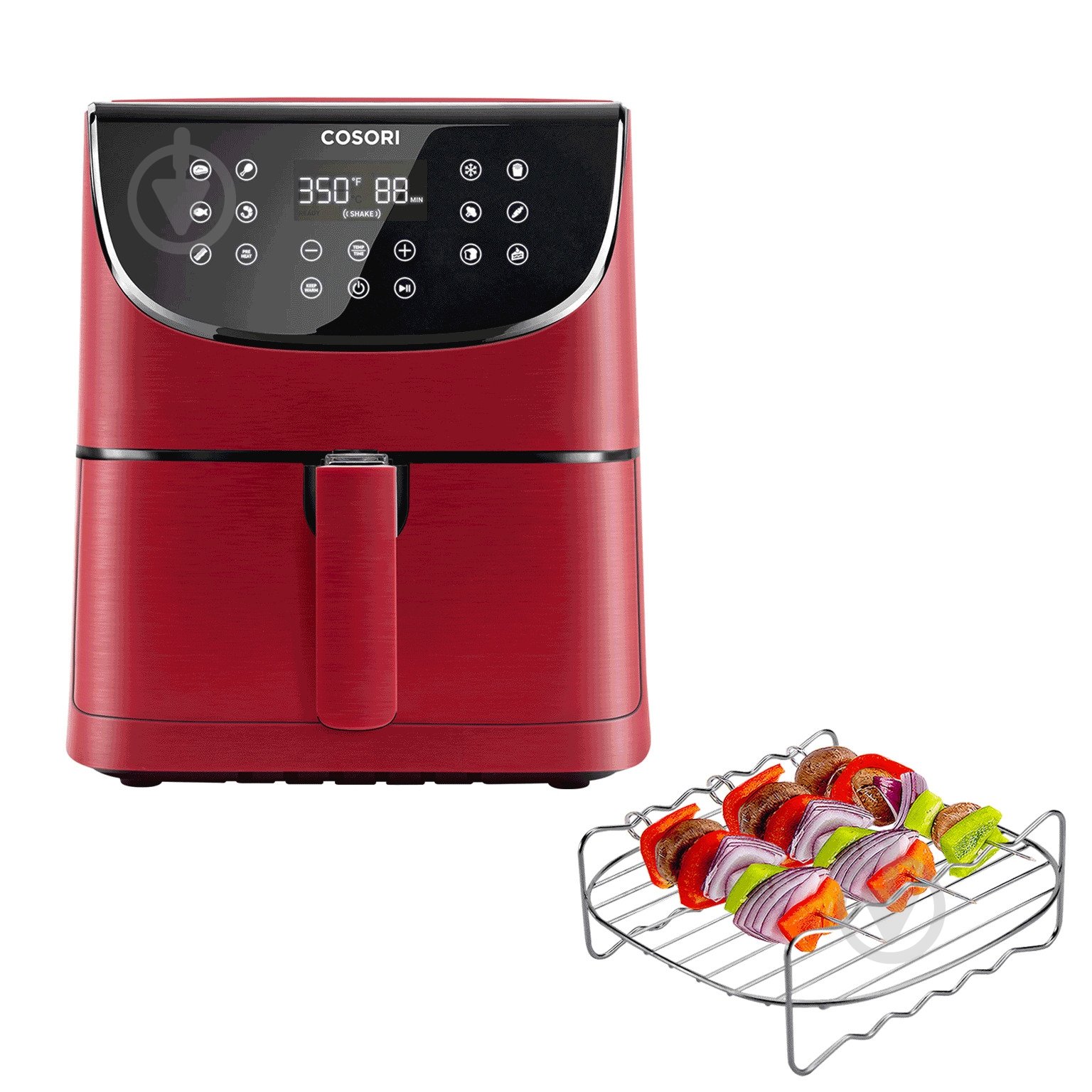 Мультипечь Cosori Premium CP158-AF-RXR Red (KAAPAFCSNEU0021) - фото 5
