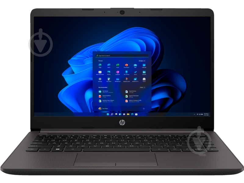 Ноутбук HP 240 G9 14" (A3DU3ES) black - фото 1