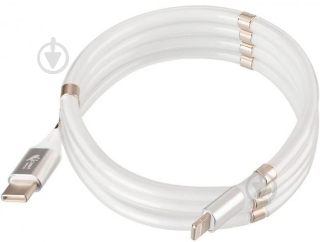 Дата-кабель Krazi USB Type-C to Lightning KZ-UC001 белый (00000079676) - фото 1
