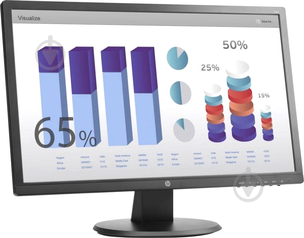 Монитор HP V243 24" (W3R46AA) - фото 2 Монитор HP V243 24" (W3R46AA) - фото 2