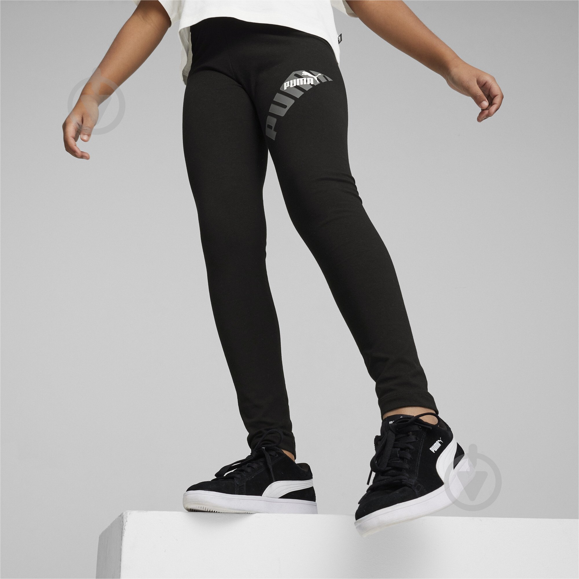 Лосины Puma PUMA POWER LEGGINGS G 67936301 р.140 черный - фото 3