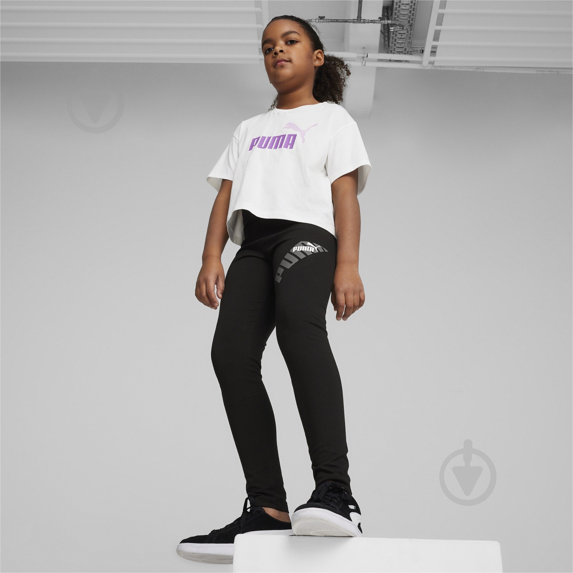 Лосины Puma PUMA POWER LEGGINGS G 67936301 р.140 черный - фото 4