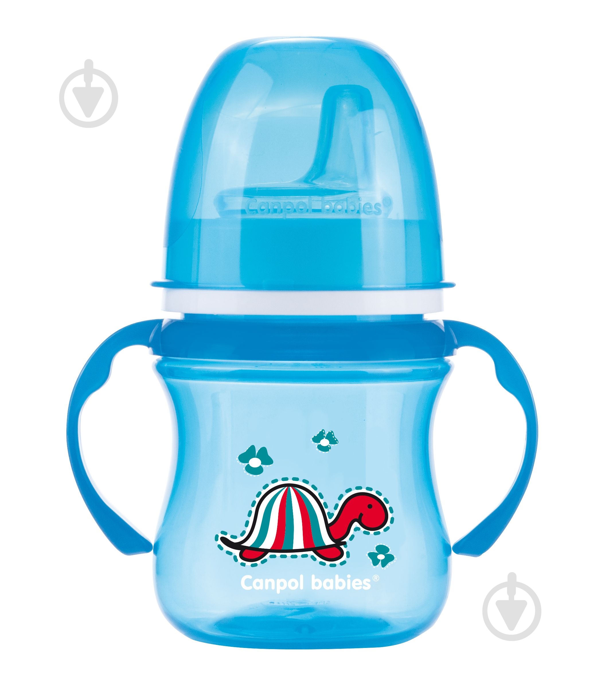Чашка тренировочная Canpol Babies EasyStart 120 мл - Sweet Fun 35/207_blu - фото 1