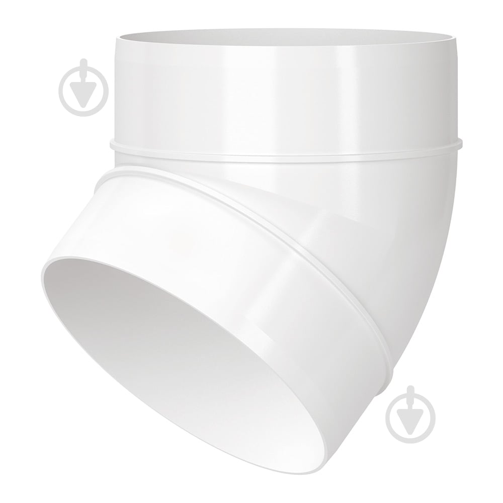 Коліно 45° Вентс Пластивент 323 - фото 1