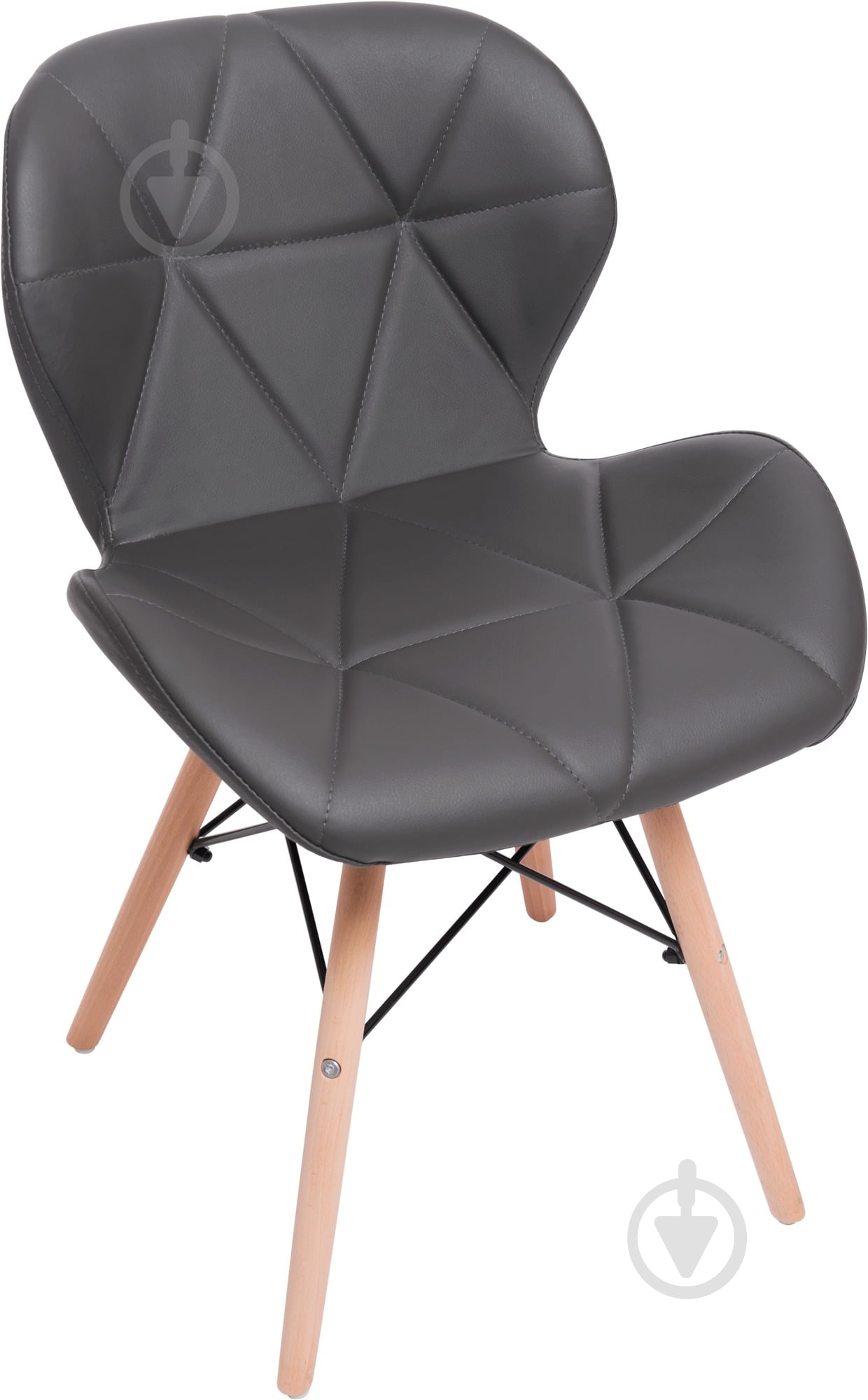 Стул обеденный GT Racer X-D28 Plus серый / бук - фото 4 Стул обеденный GT Racer X-D28 Plus серый / бук - фото 4