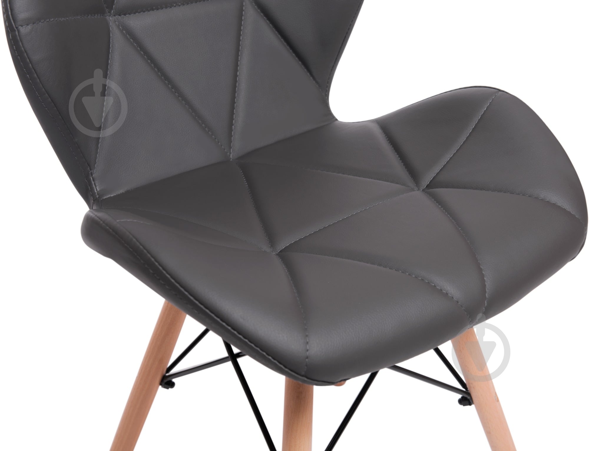 Стул обеденный GT Racer X-D28 Plus серый / бук - фото 6 Стул обеденный GT Racer X-D28 Plus серый / бук - фото 6