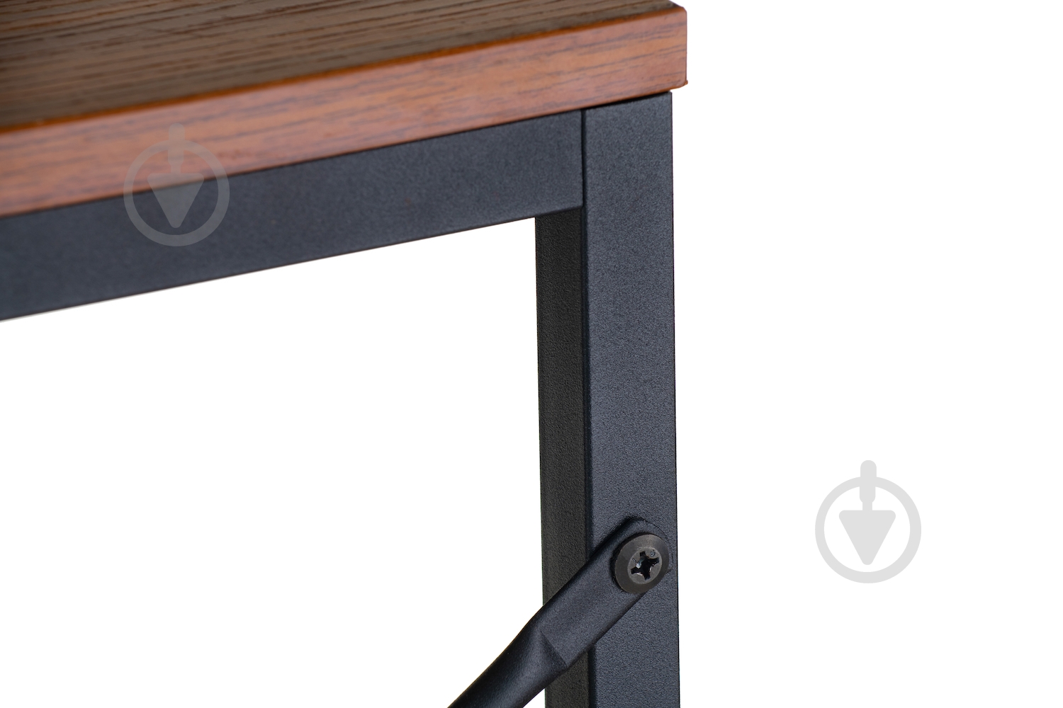 Стіл письмовий Special4You Boust Dark Brown E6217 720х800х600 мм чорний/темно-коричневий - фото 10