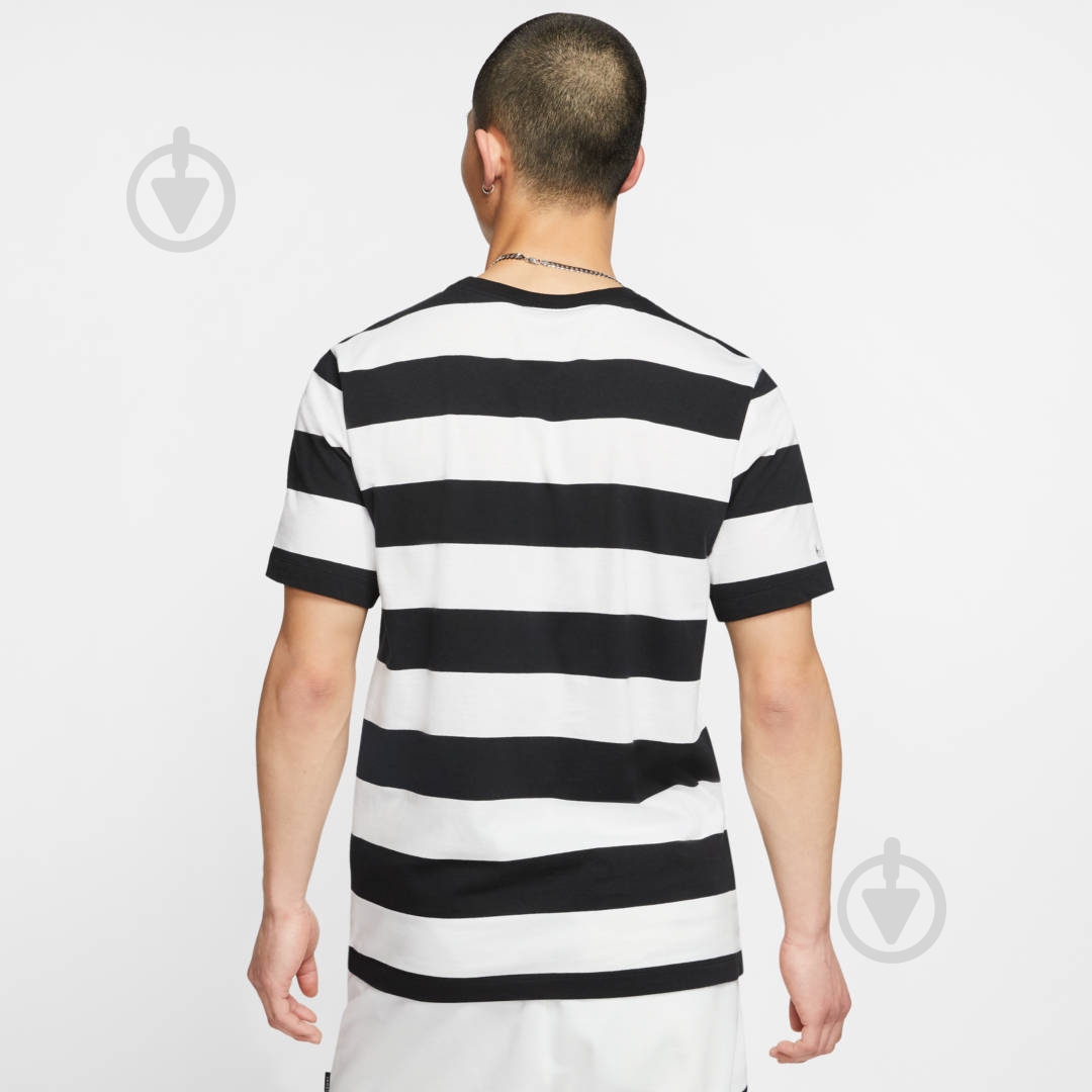 Футболка Nike M NSW SWOOSH STRIPE TEE CQ5196-100 р.XL белый - фото 3 Футболка Nike M NSW SWOOSH STRIPE TEE CQ5196-100 р.XL белый - фото 3