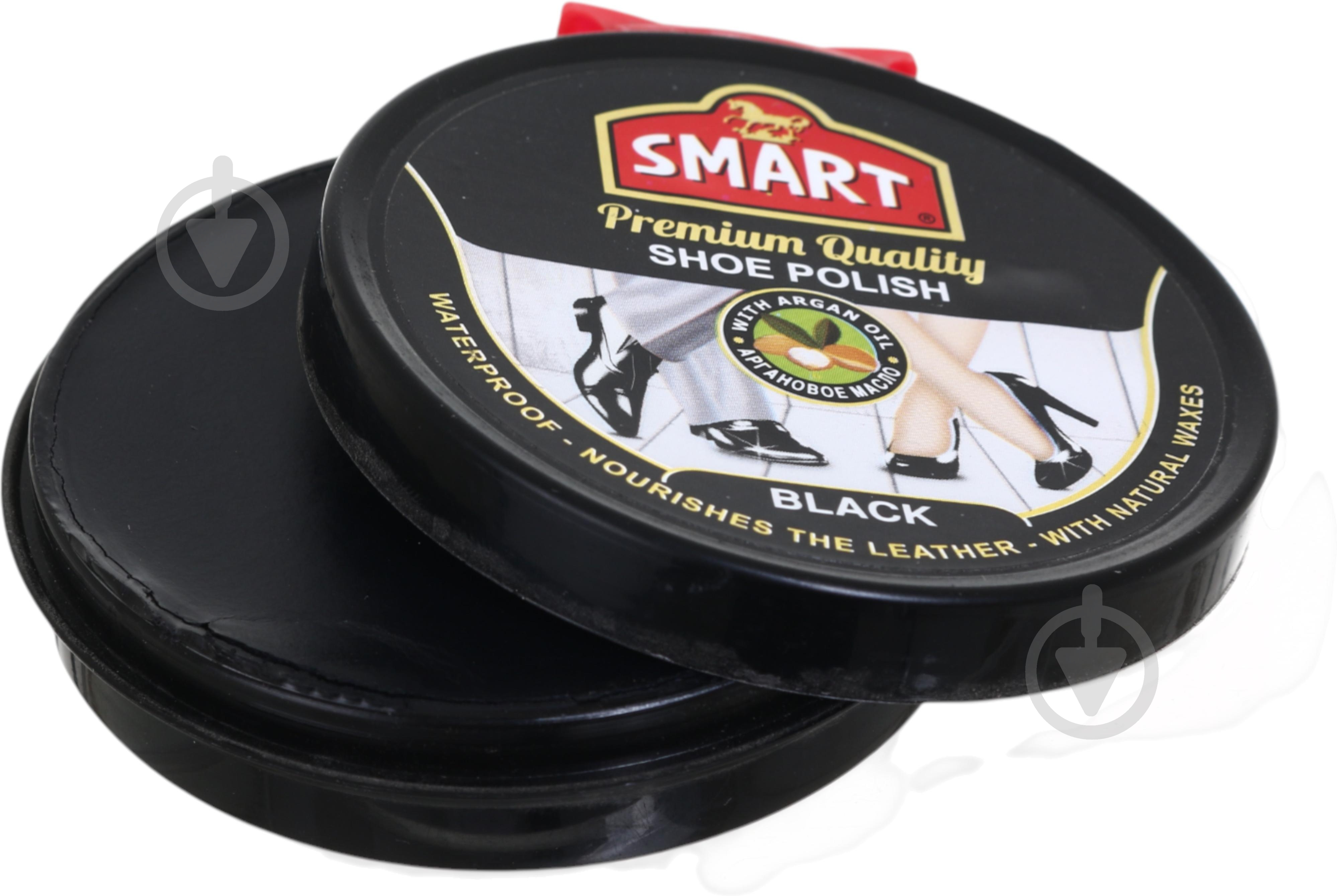 Крем-краска Smart Shoe Polish Black 50 мл черный - фото 3 Крем-краска Smart Shoe Polish Black 50 мл черный - фото 3