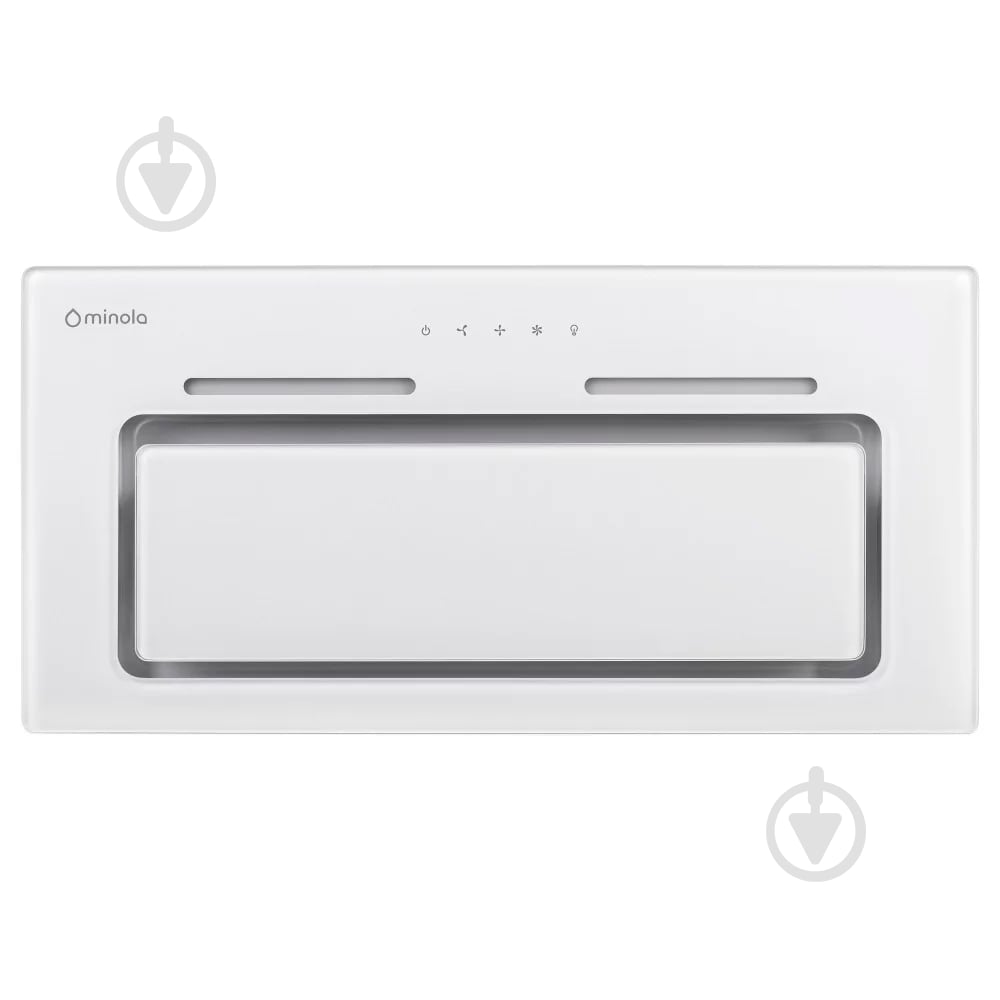 Вытяжка Minola Hbi 6473 Wh Glass 800 Led Line - фото 1