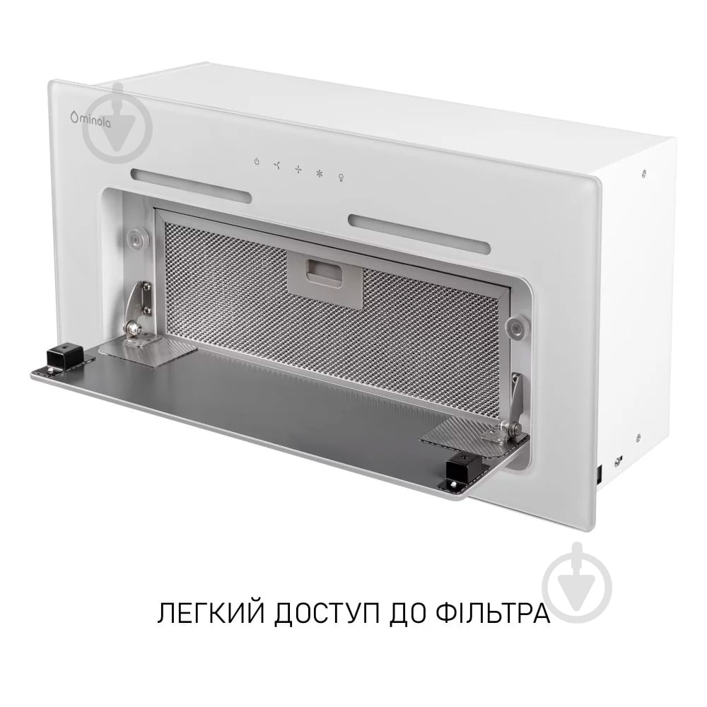 Вытяжка Minola Hbi 6473 Wh Glass 800 Led Line - фото 11