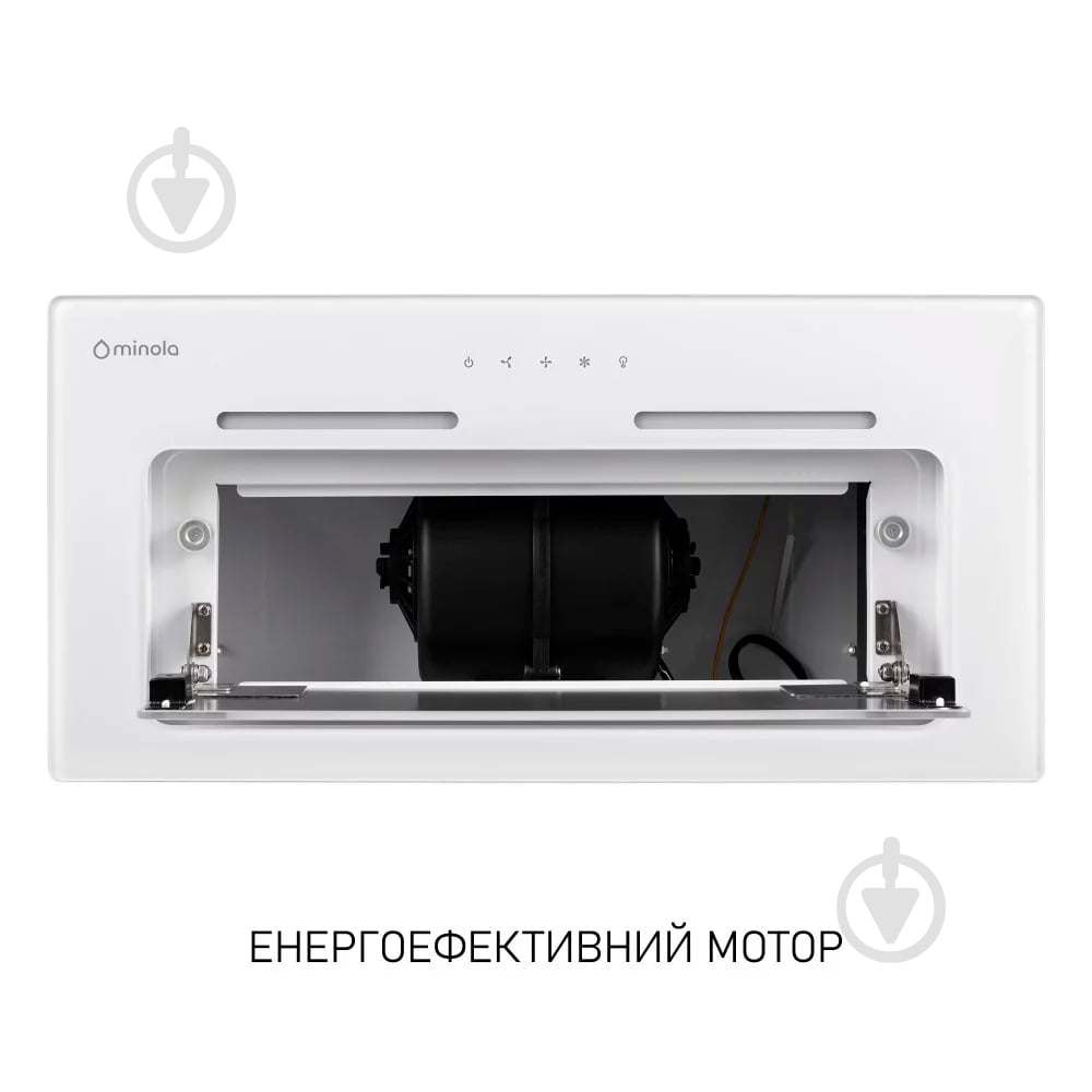 Вытяжка Minola Hbi 6473 Wh Glass 800 Led Line - фото 4