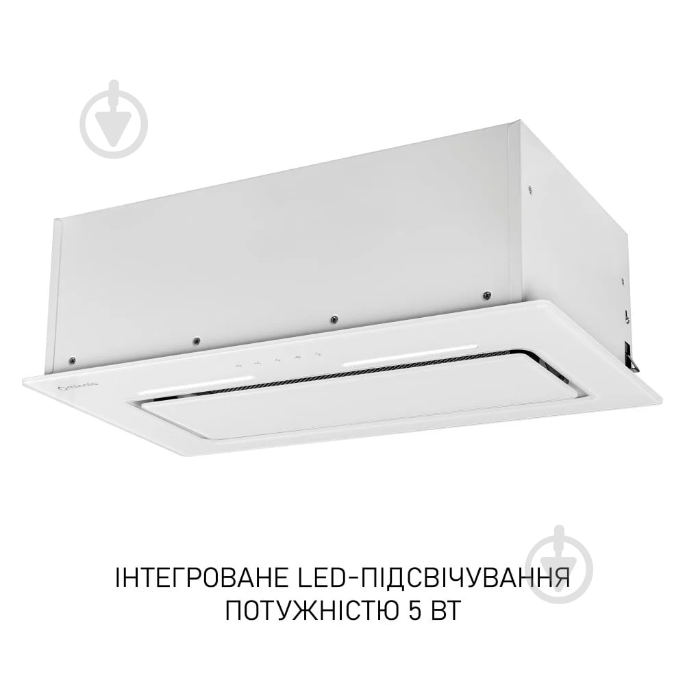 Вытяжка Minola Hbi 6473 Wh Glass 800 Led Line - фото 7