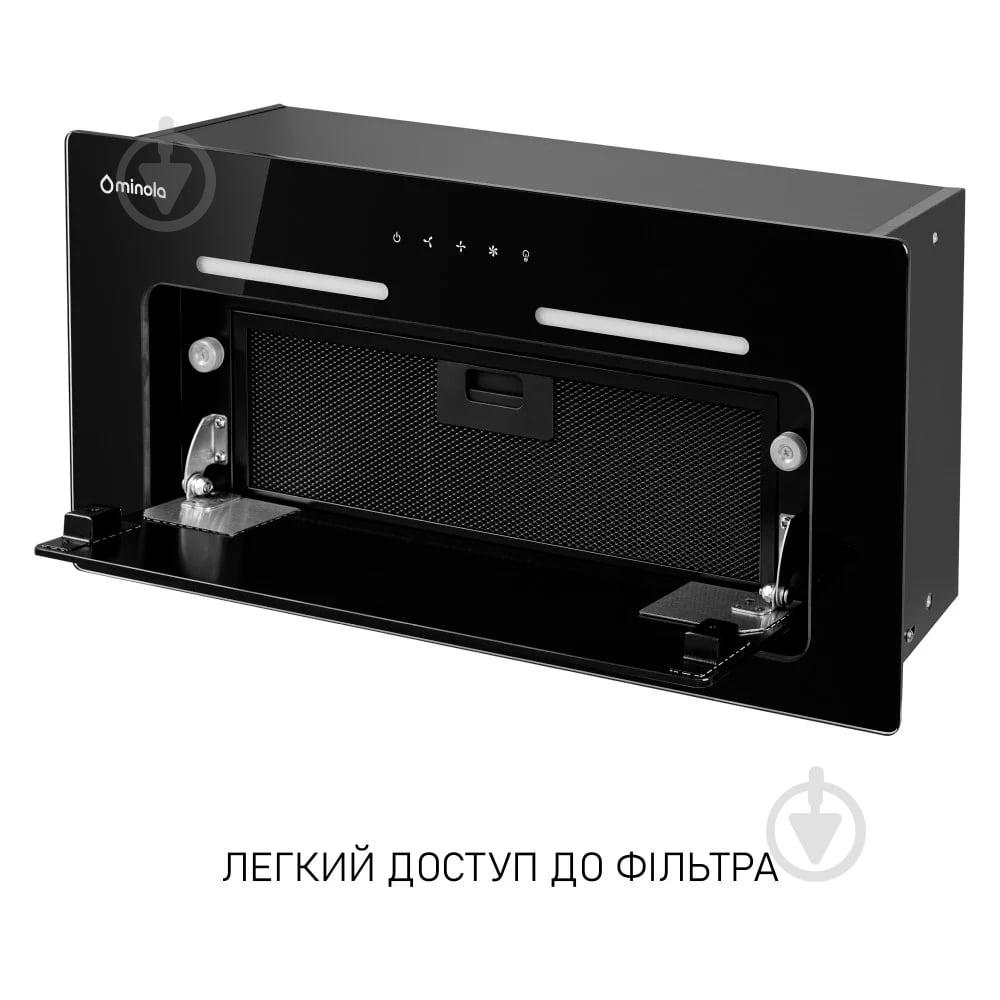 Витяжка Minola Hbi 6473 Bl Glass 800 Led Line - фото 11