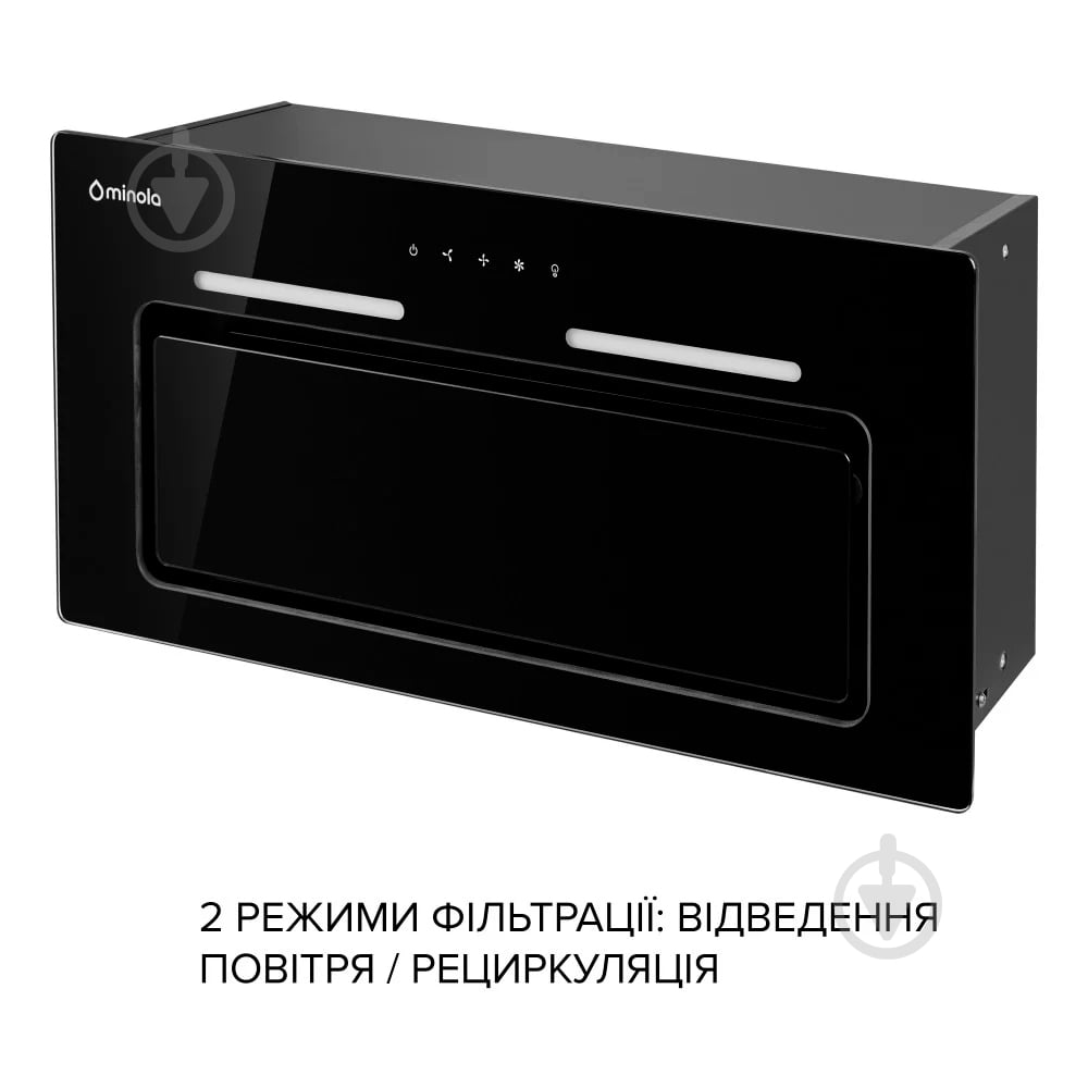 Витяжка Minola Hbi 6473 Bl Glass 800 Led Line - фото 9