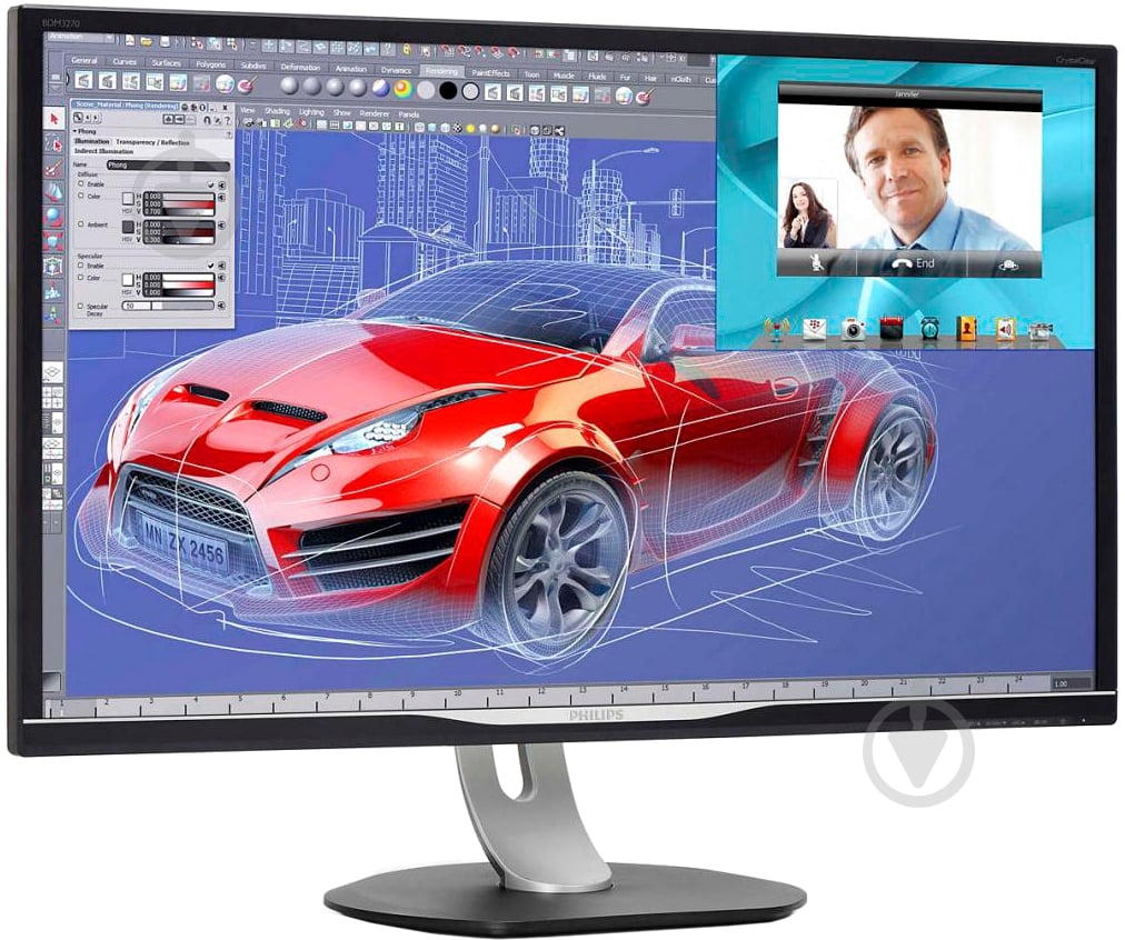 Монитор Philips 32" (BDM3270QP/01) - фото 2
