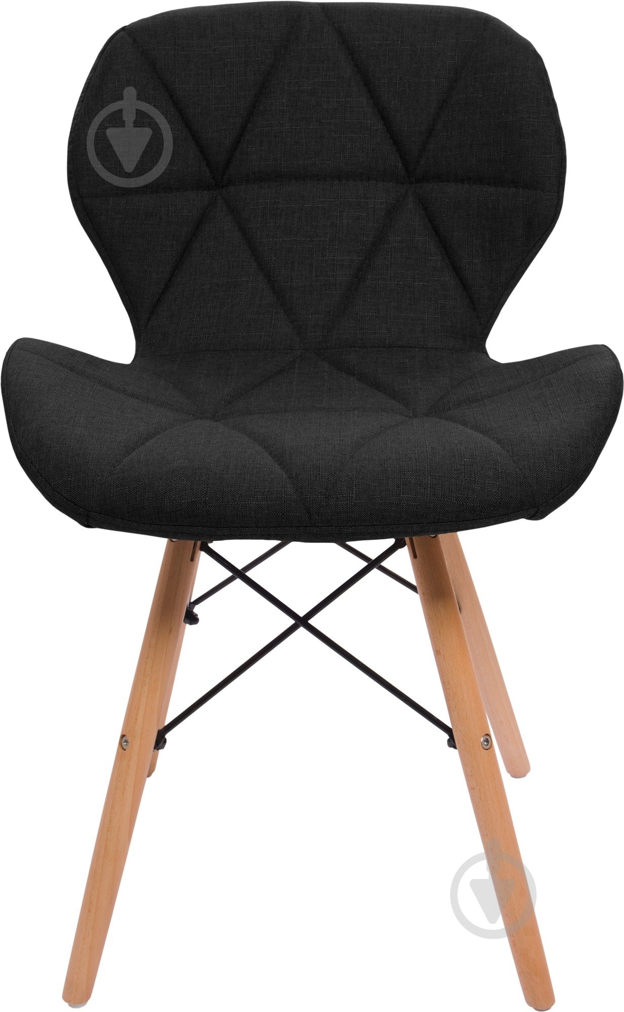 Стілець обідній GT Racer X-D28 Plus Fabric чорний / бук - фото 2