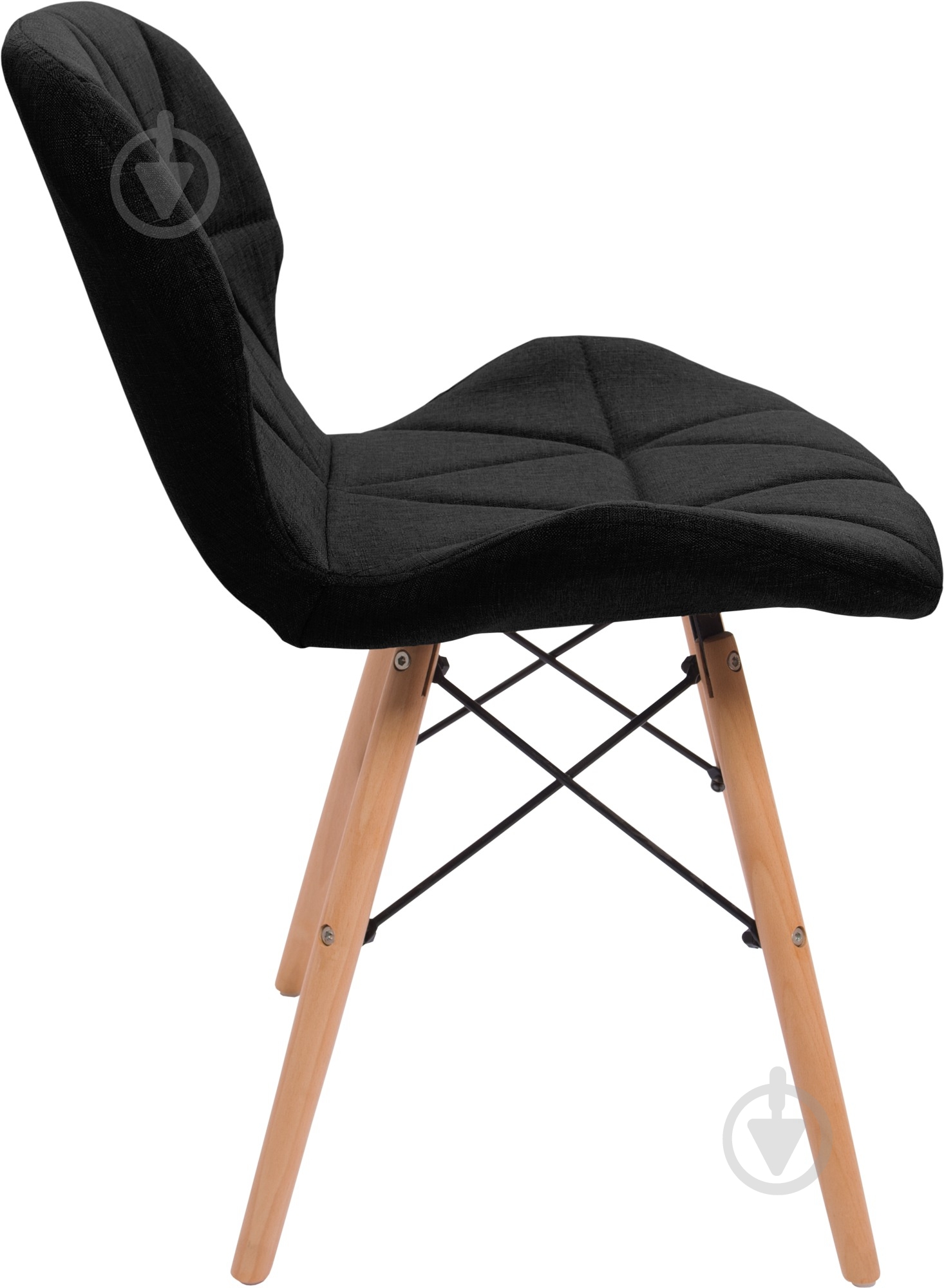 Стілець обідній GT Racer X-D28 Plus Fabric чорний / бук - фото 3