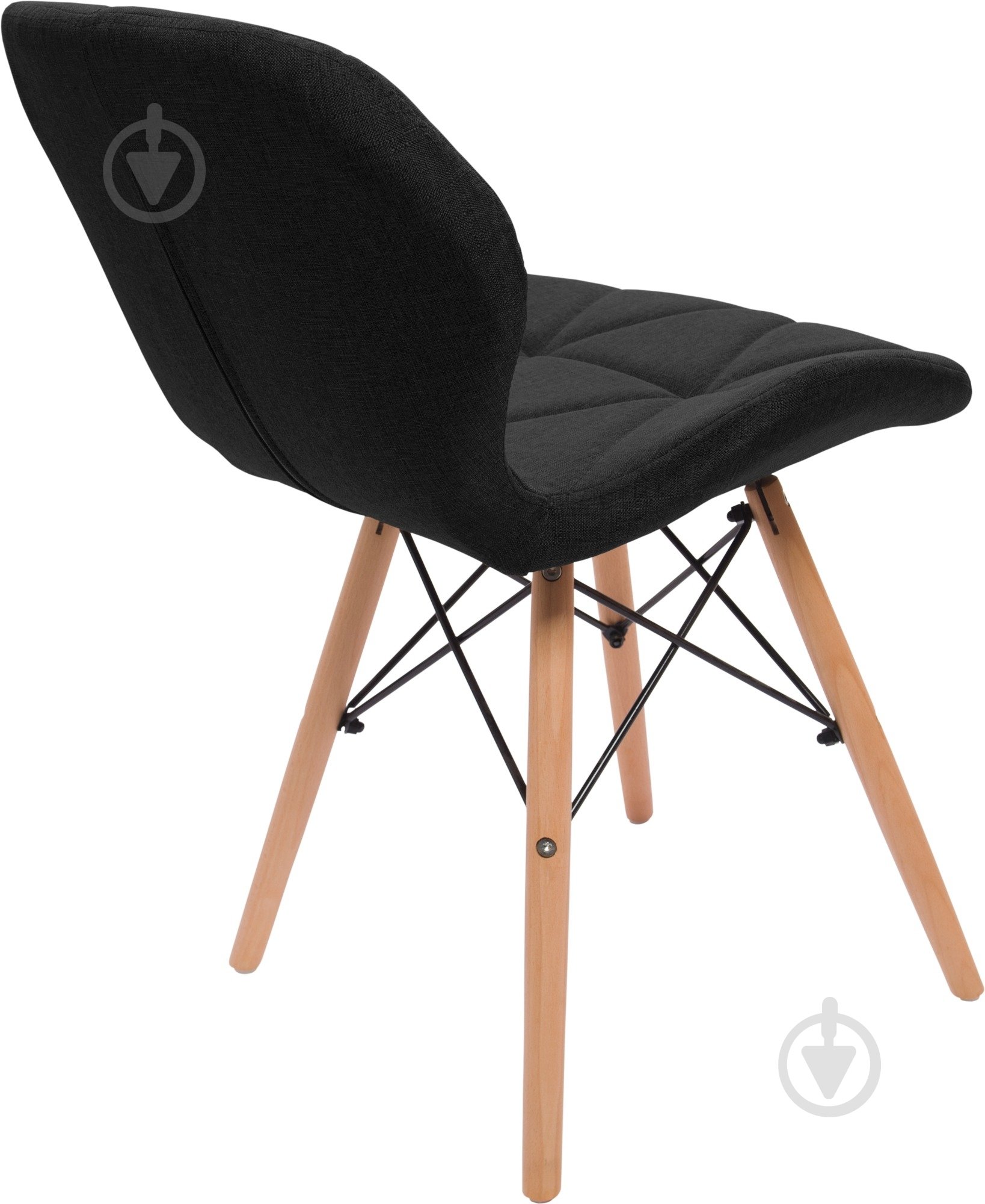Стілець обідній GT Racer X-D28 Plus Fabric чорний / бук - фото 4