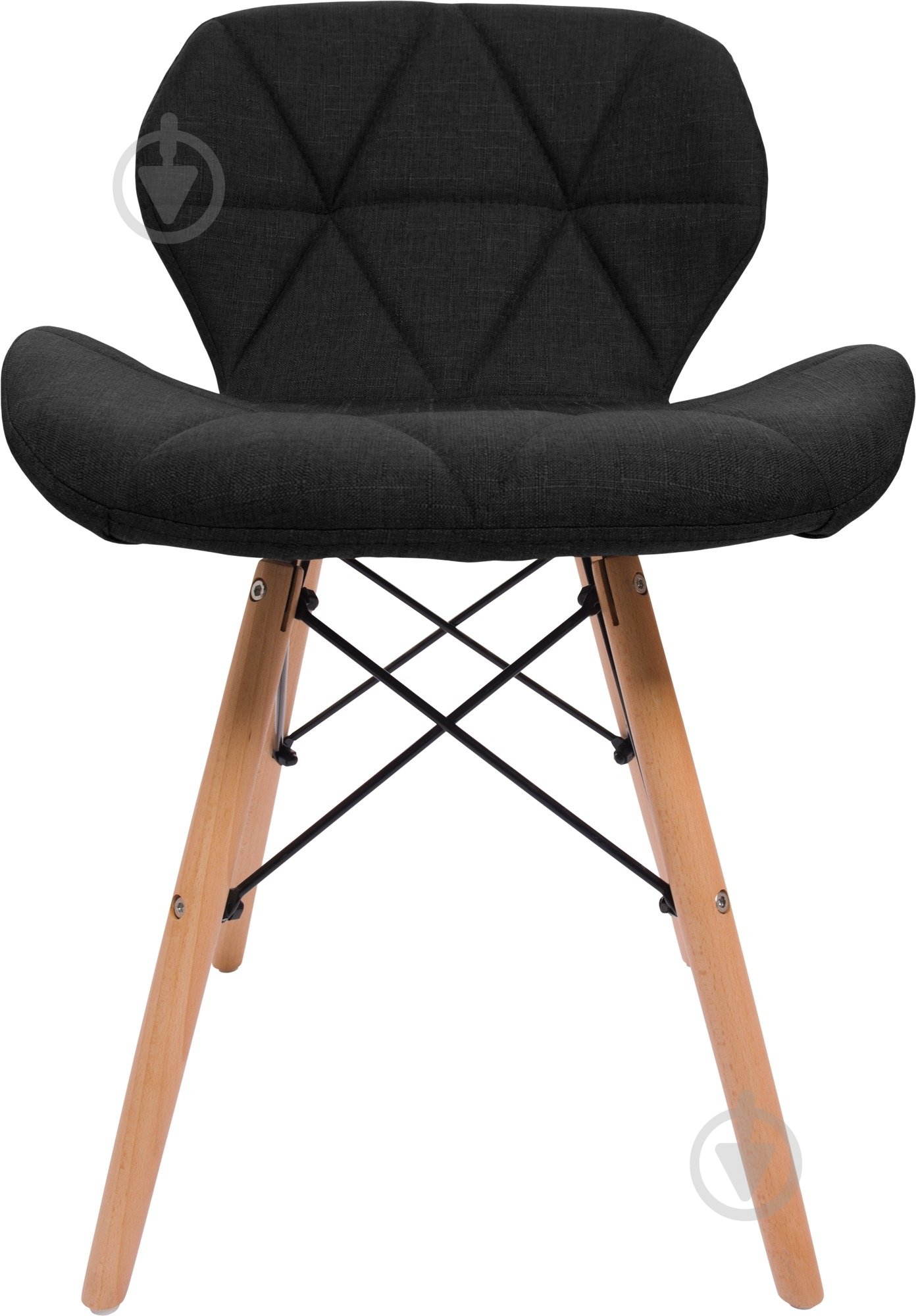 Стілець обідній GT Racer X-D28 Plus Fabric чорний / бук - фото 5