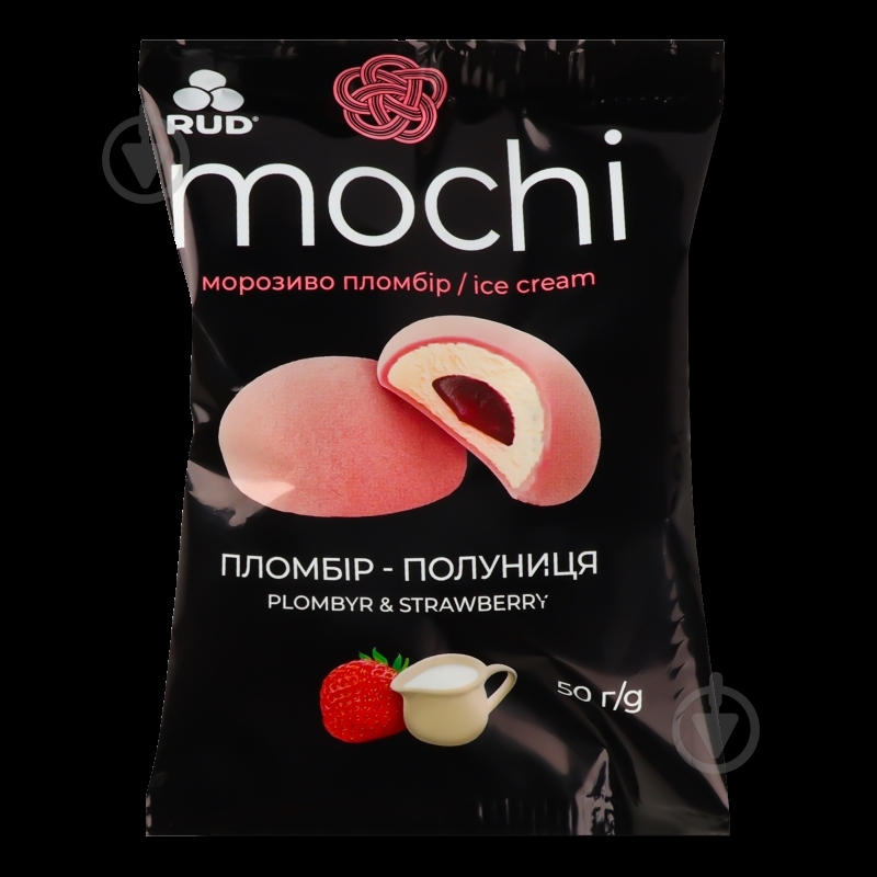 Мороженое Рудь "Mochi" пломбир-клубника - фото 8