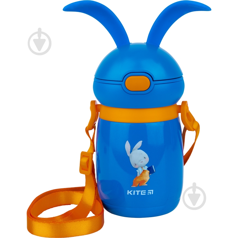 Термос детский KITE Rabbit голубой 350 мл K21-377-01 - фото 1 Термос детский KITE Rabbit голубой 350 мл K21-377-01 - фото 1