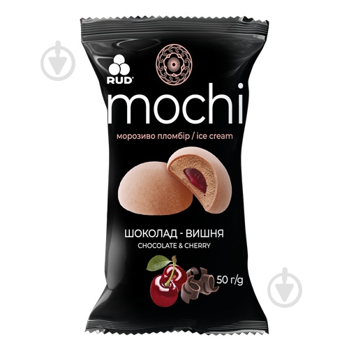Мороженое Рудь "Mochi" шоколад-вишня - фото 1