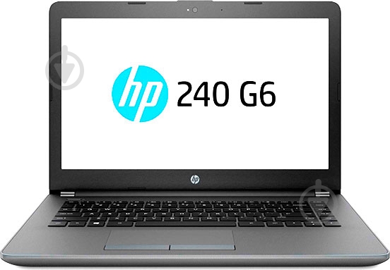 Ноутбук HP 240 G6 14" (4WU35EA) grey - фото 1