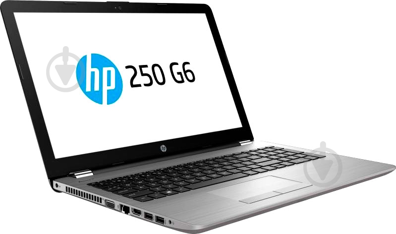 Ноутбук HP 250 G6 15.6" (4QW66ES) silver - фото 2 Ноутбук HP 250 G6 15.6" (4QW66ES) silver - фото 2