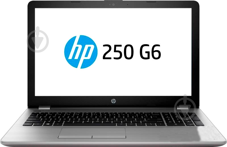 Ноутбук HP 250 G6 15.6" (4QW66ES) silver - фото 1 Ноутбук HP 250 G6 15.6" (4QW66ES) silver - фото 1