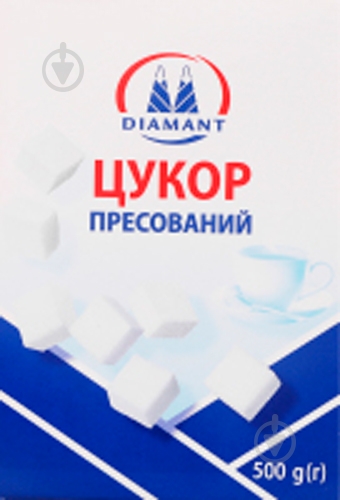 Сахар ТМ DIAMANT прессованный 0,5 кг - фото 1 Сахар ТМ DIAMANT прессованный 0,5 кг - фото 1