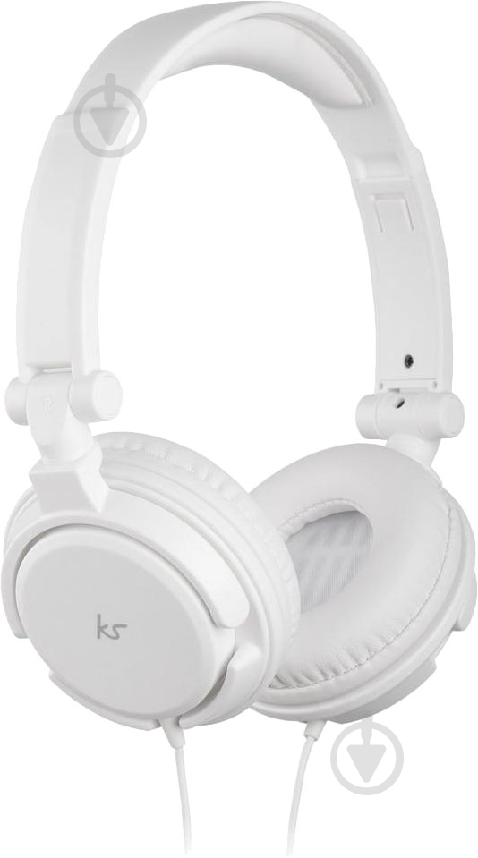 Гарнитура KitSound iD Headphones with Microphone and Multi-function Button white - фото 1