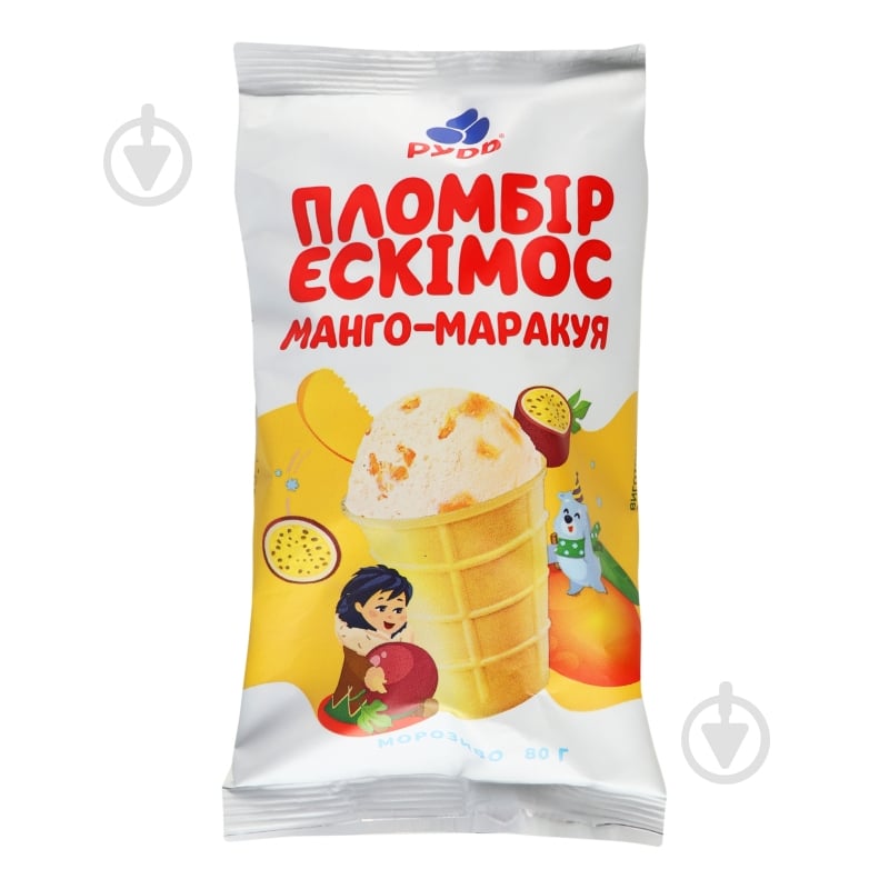 Мороженое Рудь "Эскимос" манго-маракуя - фото 1