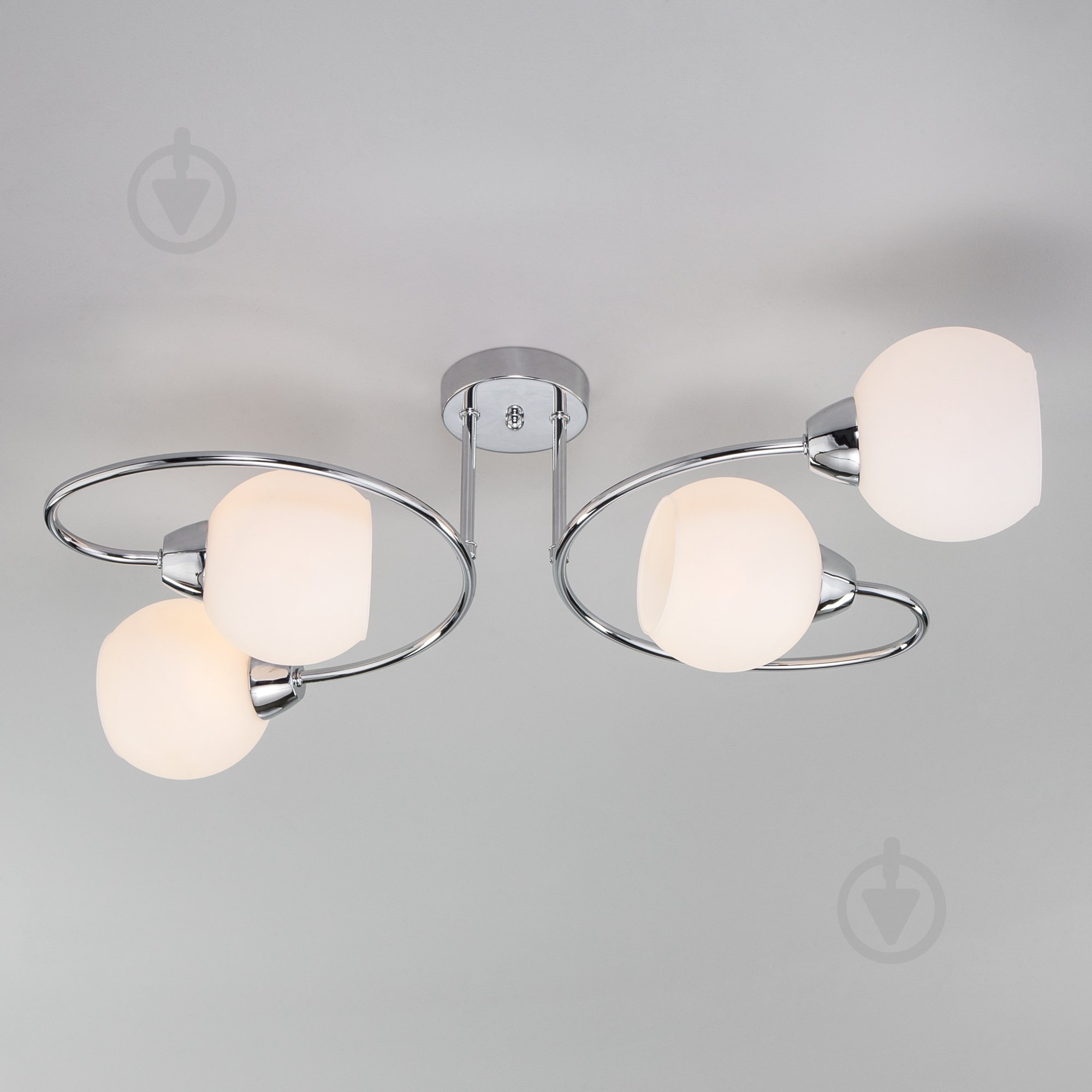 Люстра потолочная Strotskis Tulia 4x40 Вт E27 хром 30136/4 - фото 1