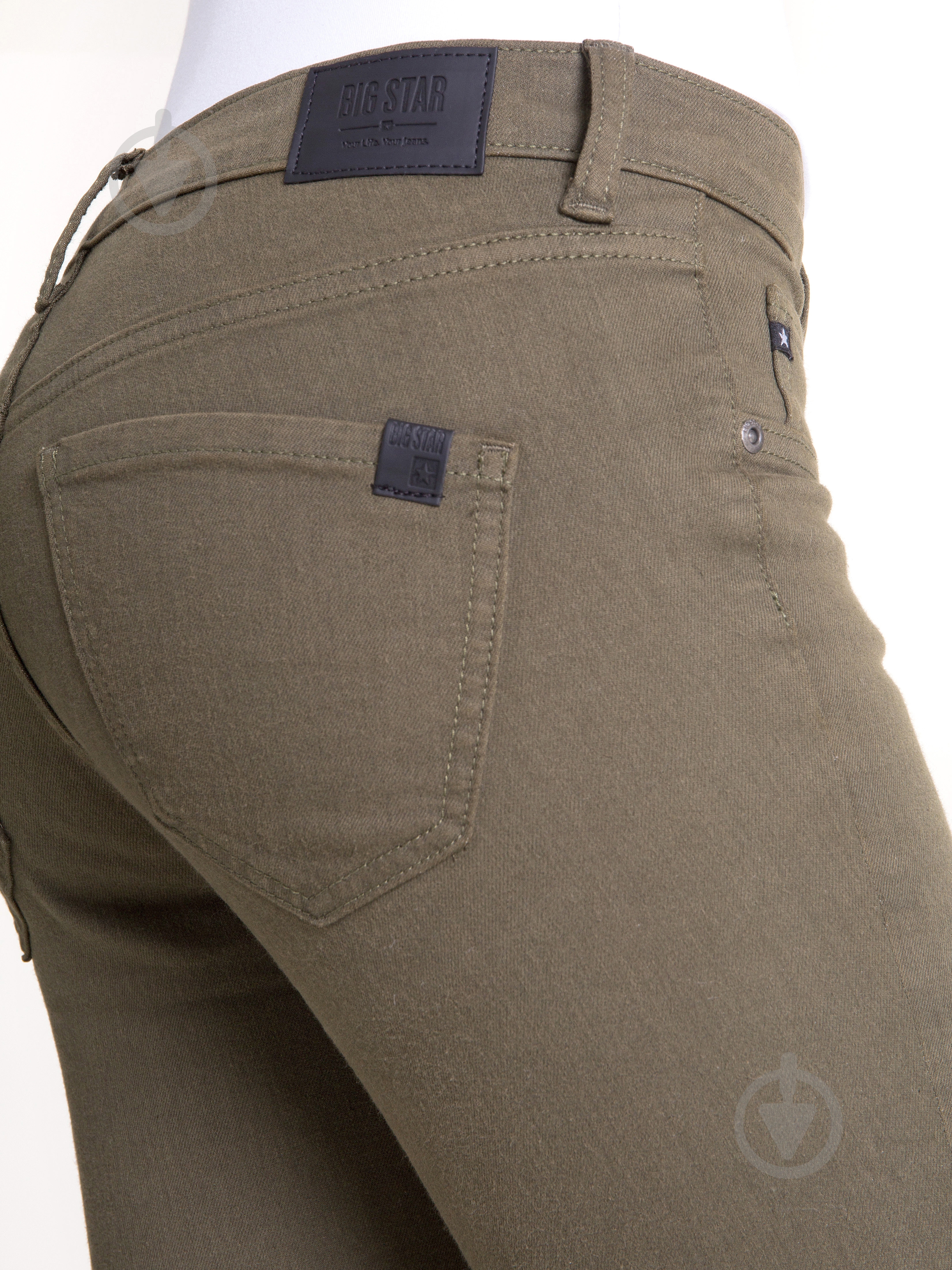 Джинсы Big Star DESTINY 115531830 р. 25 зеленый - фото 2