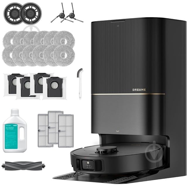 Робот-пилосос мийний DREAME Bot X40 Ultra Complete (RLX63CE-2-Bl) black - фото 1 Робот-пилосос мийний DREAME Bot X40 Ultra Complete (RLX63CE-2-Bl) black - фото 1