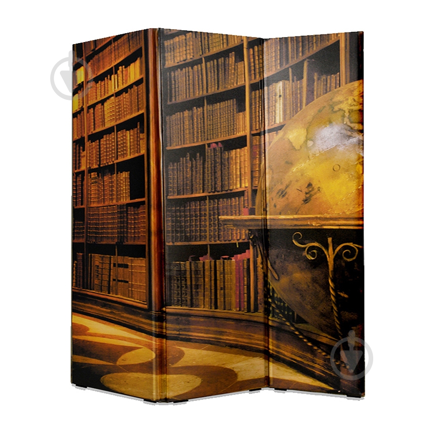 Ширма Теамо Библиотека 1750x1400x25 мм коричневый - фото 2 Ширма Теамо Библиотека 1750x1400x25 мм коричневый - фото 2