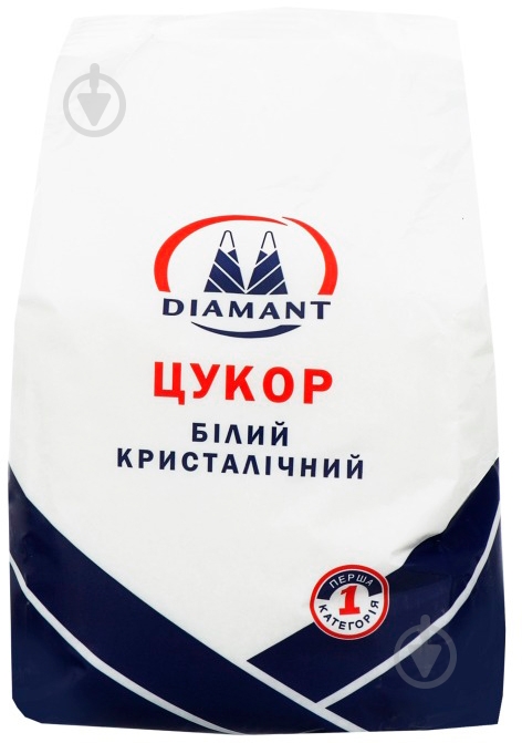 Сахар ТМ DIAMANT белый кристаллический 1 кг - фото 1