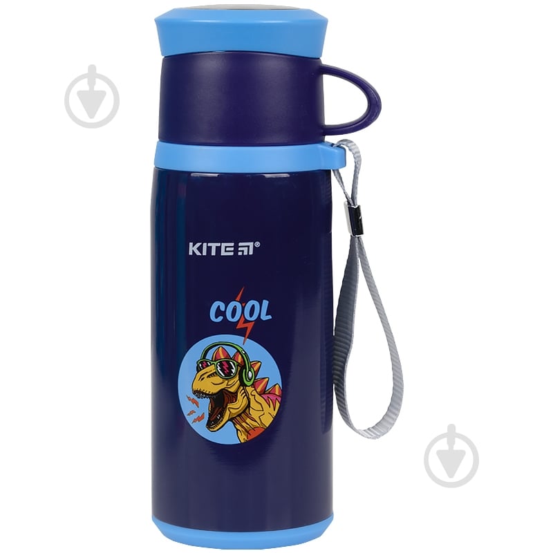 Термос детский KITE Cool 350 мл синий - фото 4 Термос детский KITE Cool 350 мл синий - фото 4